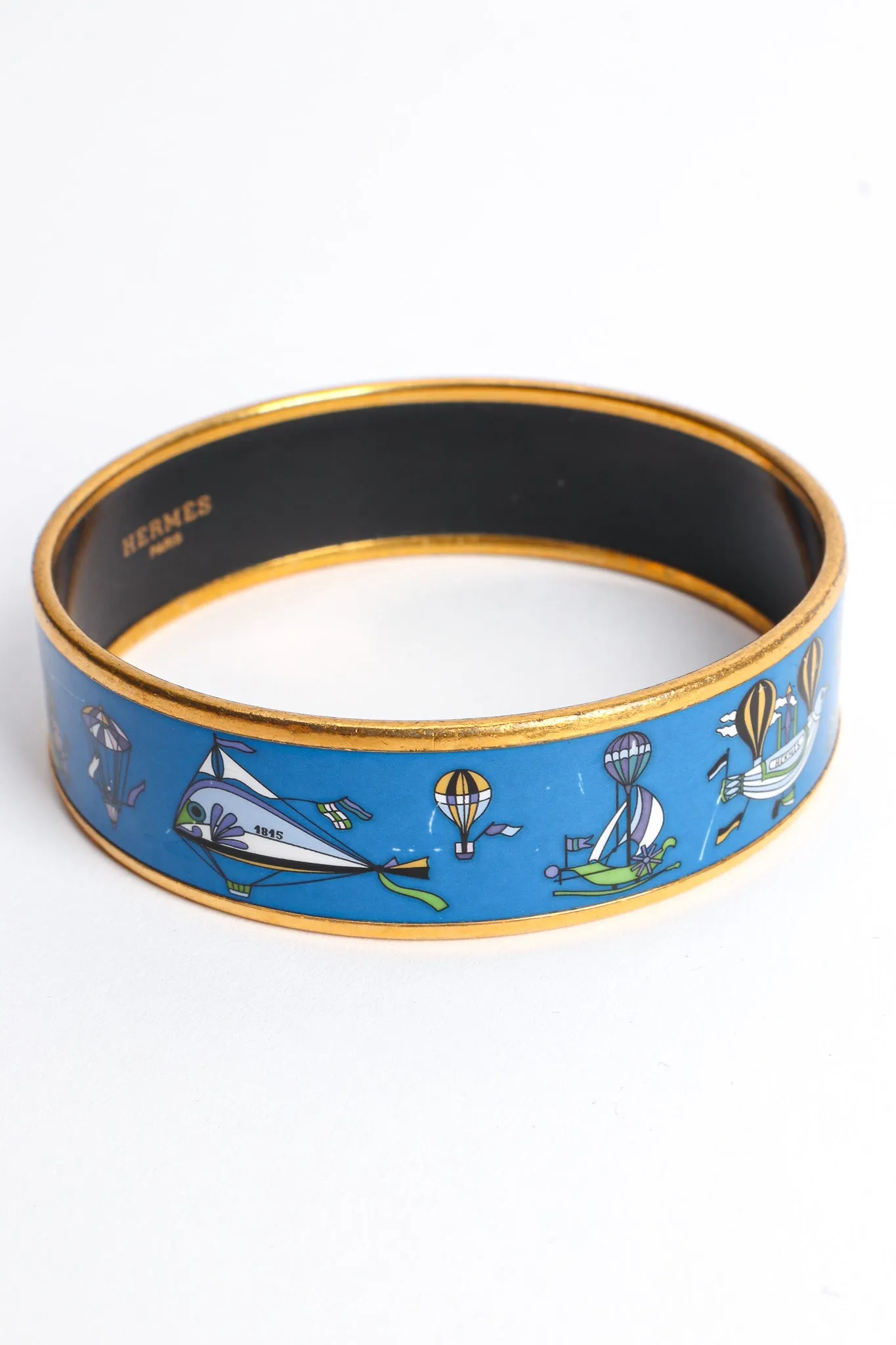 Les Folies Du Ciel Wide Enamel Bracelet