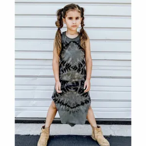 Lexi Tank Dress Zebra Dark