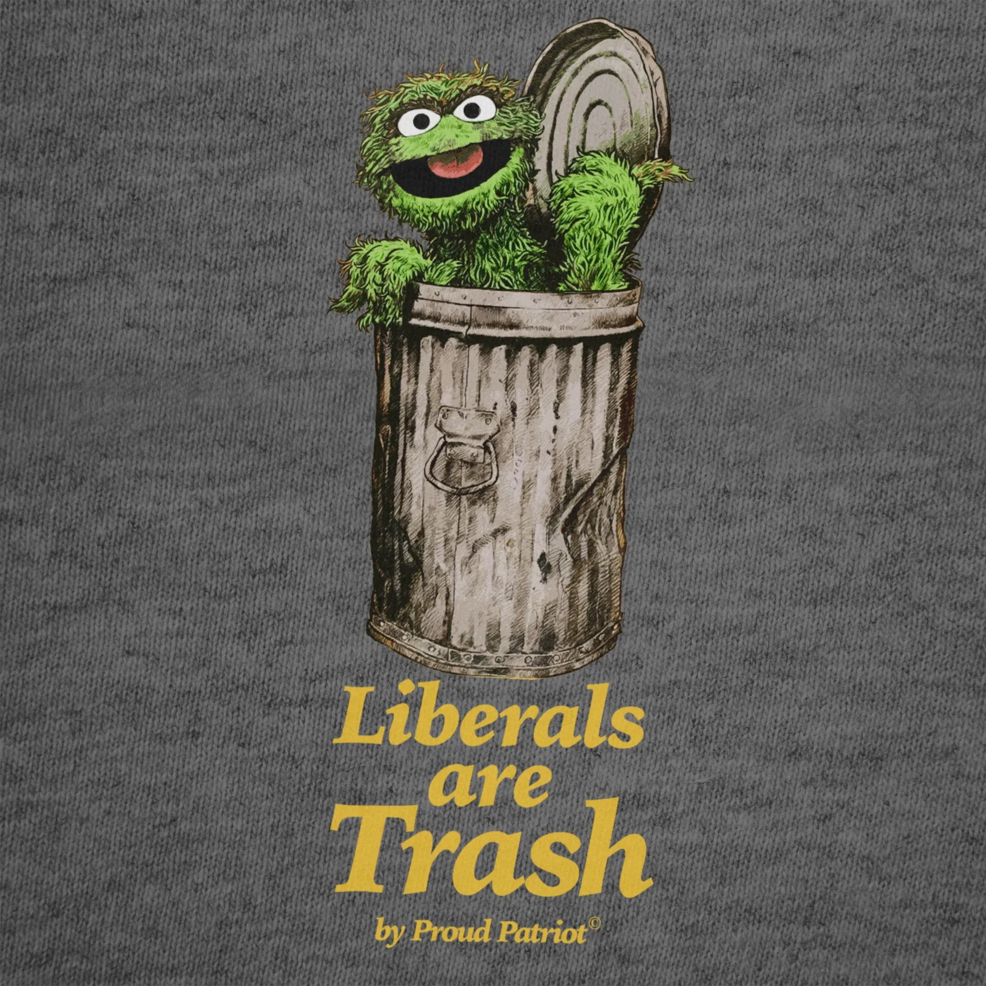 Liberals Are Trash Hooded Sweatshirt