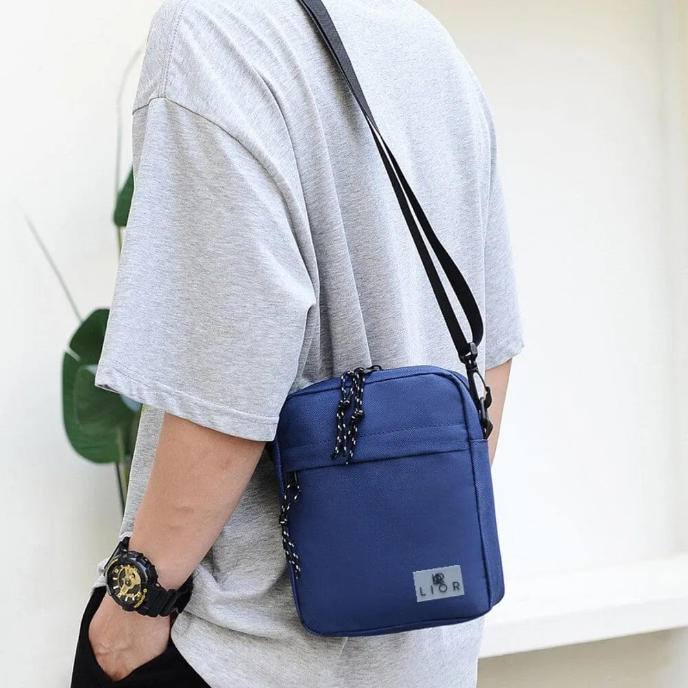 Lior Unisex Canvas Shoulder Crossbody Bag