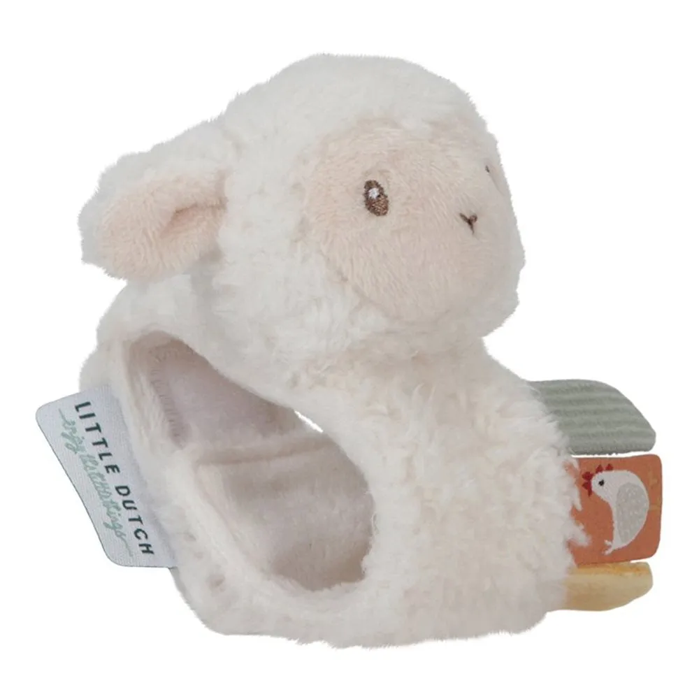 Little Dutch Sheep Wrist Rattle Little Farm