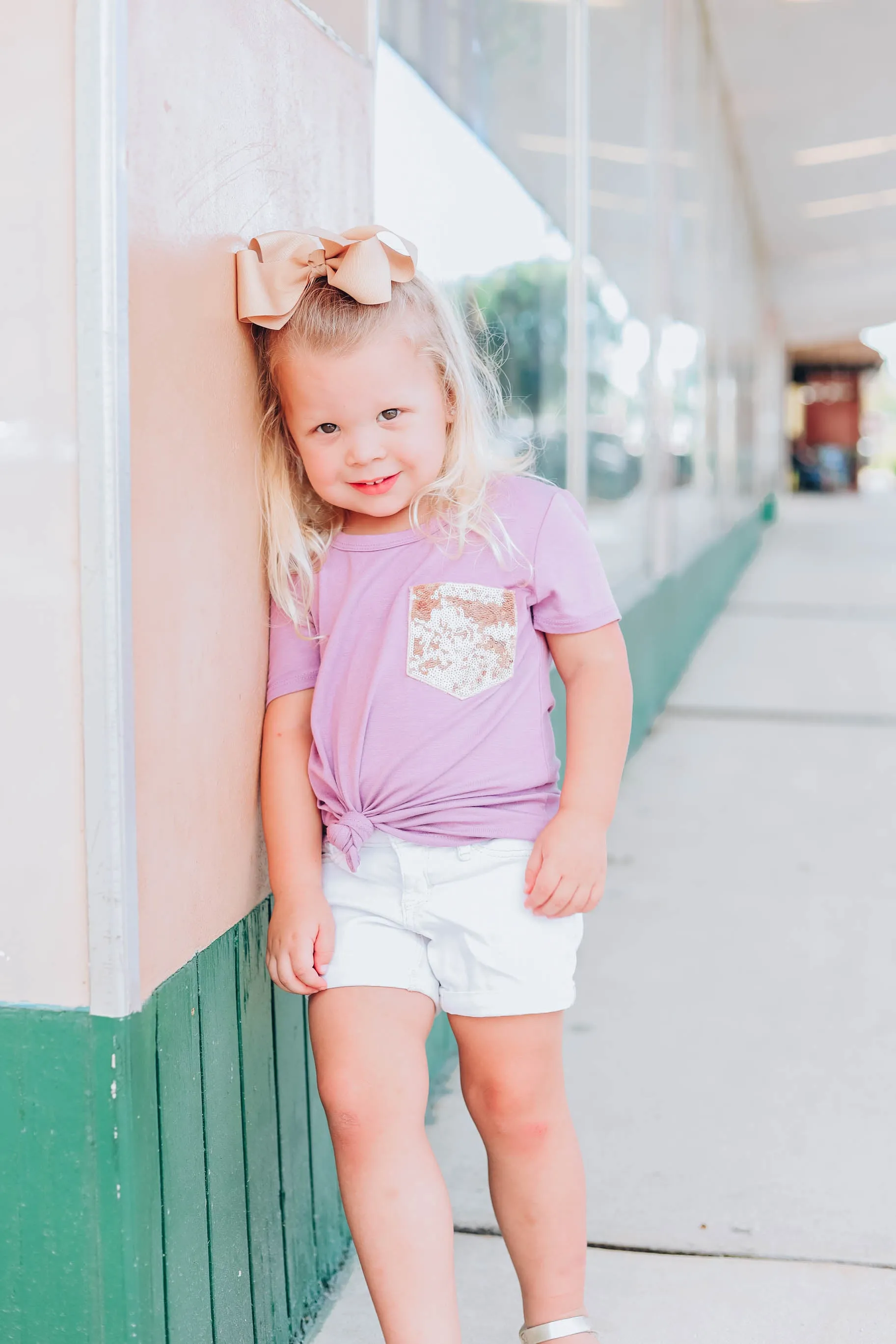 Little Miss Thing Kids Top - Lavender