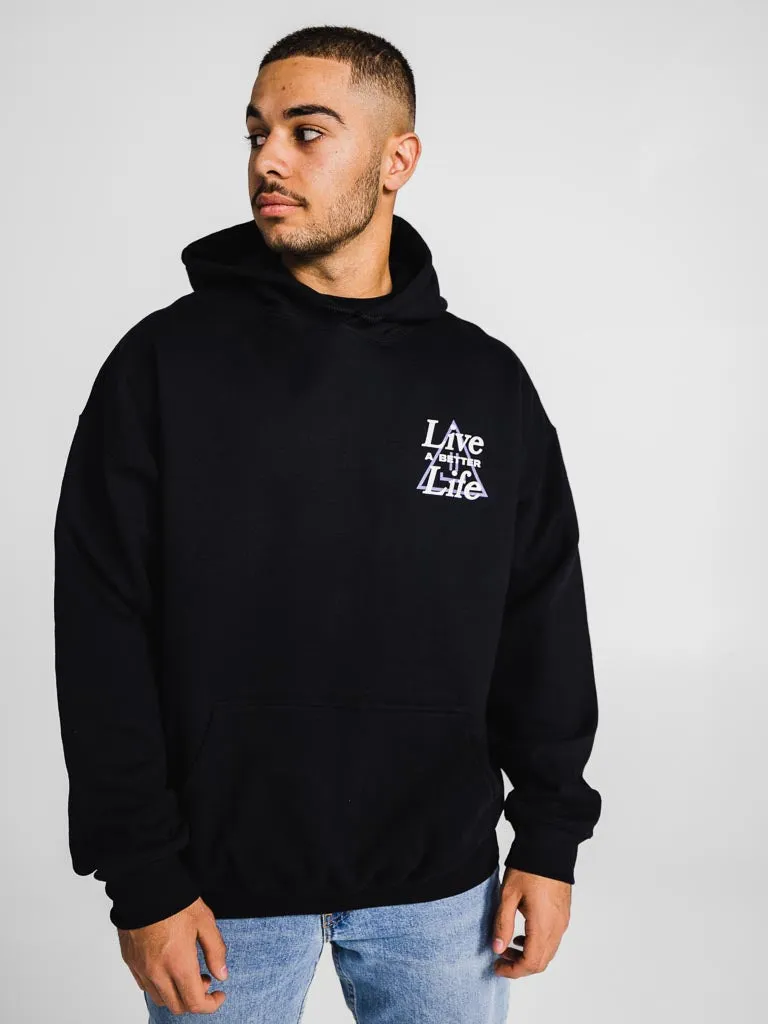 Live A Better Life Hoodie - Black