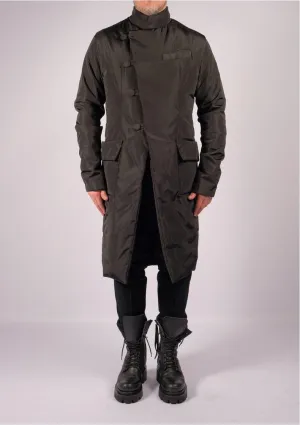 Long Padded Military Jacket