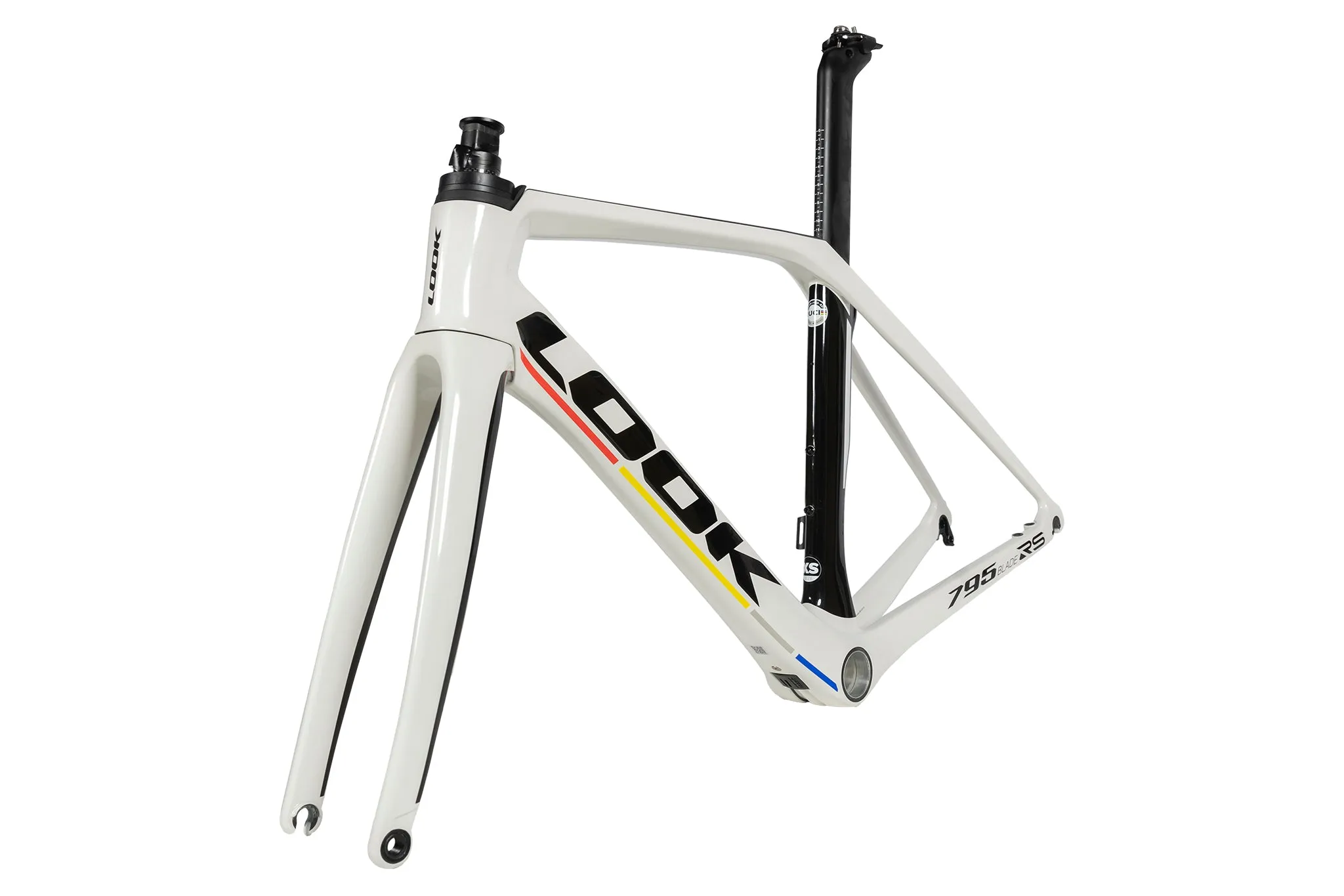 Look 795 Blade RS Disc Proteam White Full Glossy - 2022, X-Small