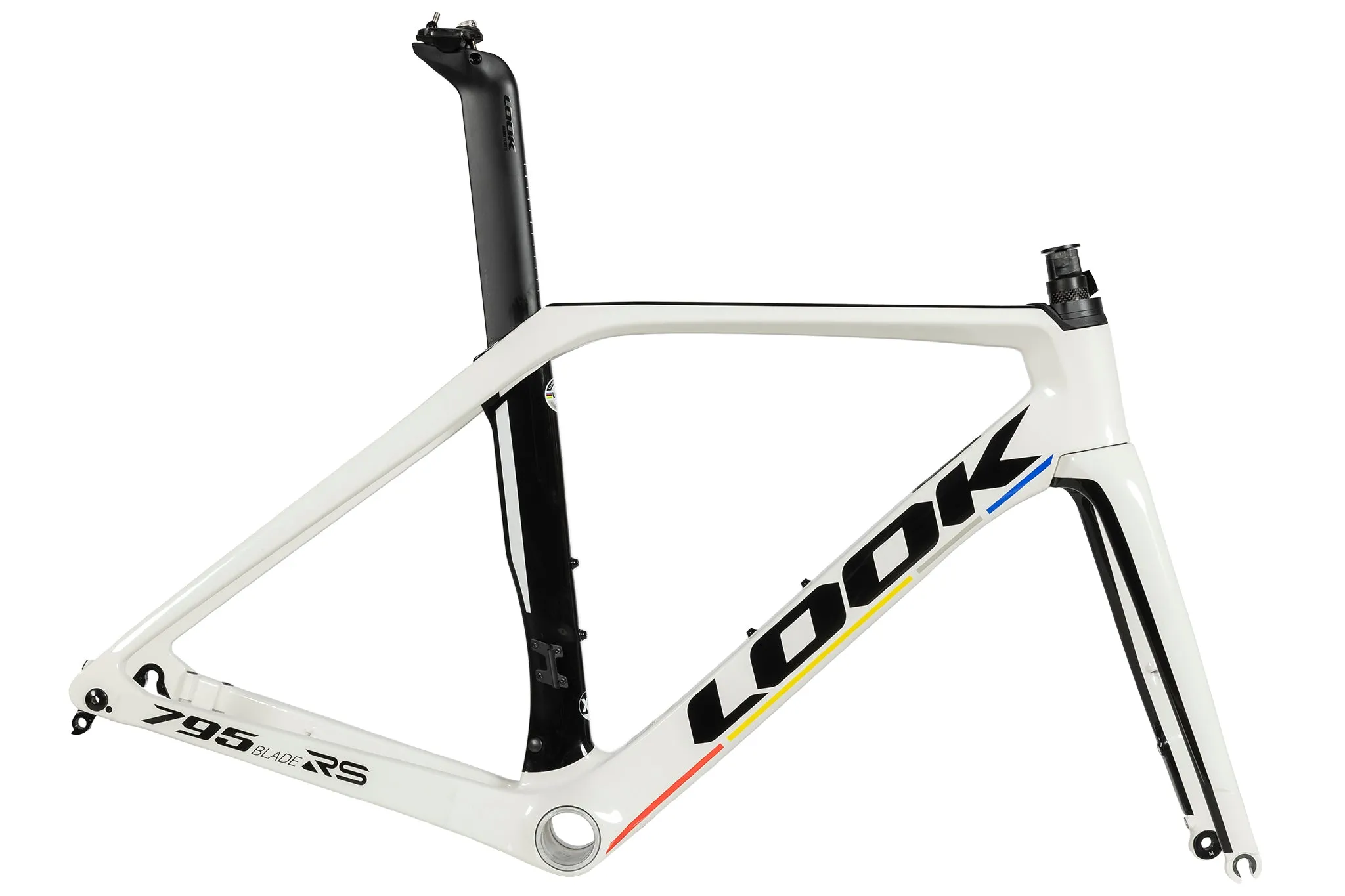 Look 795 Blade RS Disc Proteam White Full Glossy - 2022, X-Small