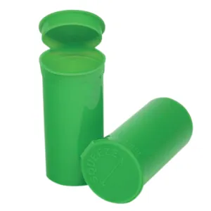 Loud Lock 13 Dram Pop Top Vial - 1 Gram - Green - (315 Count)