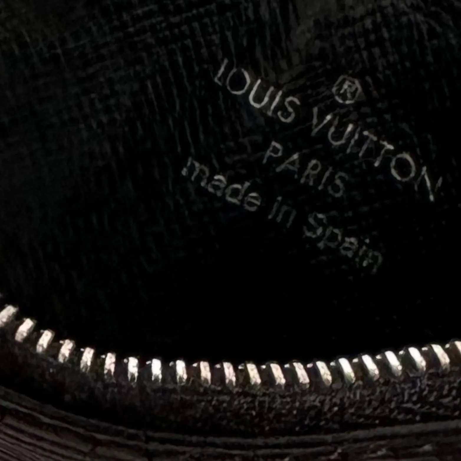 Louis Vuitton Black Epi Keychain Wallet