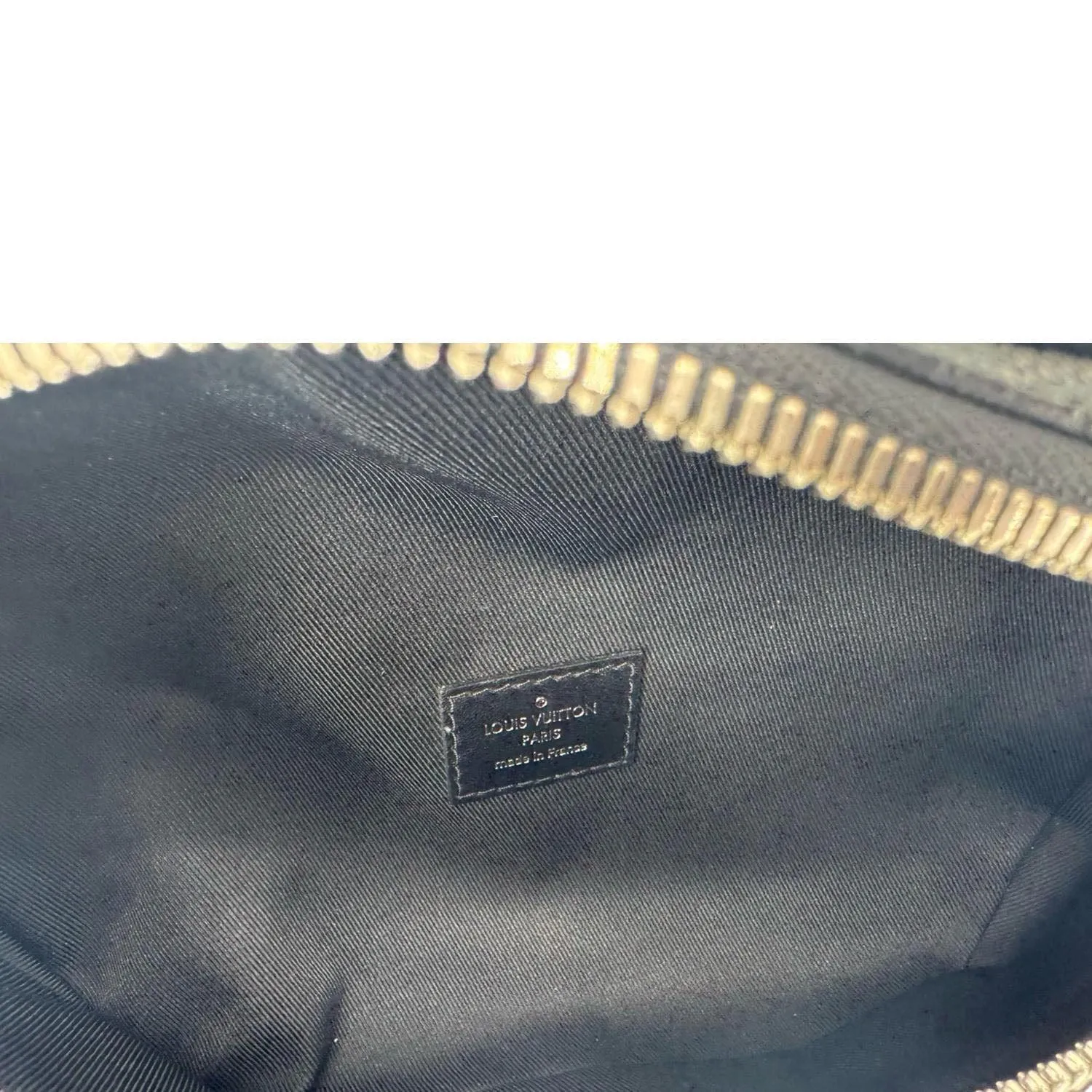 LOUIS VUITTON Campus Damier Graphite Bumbag Black