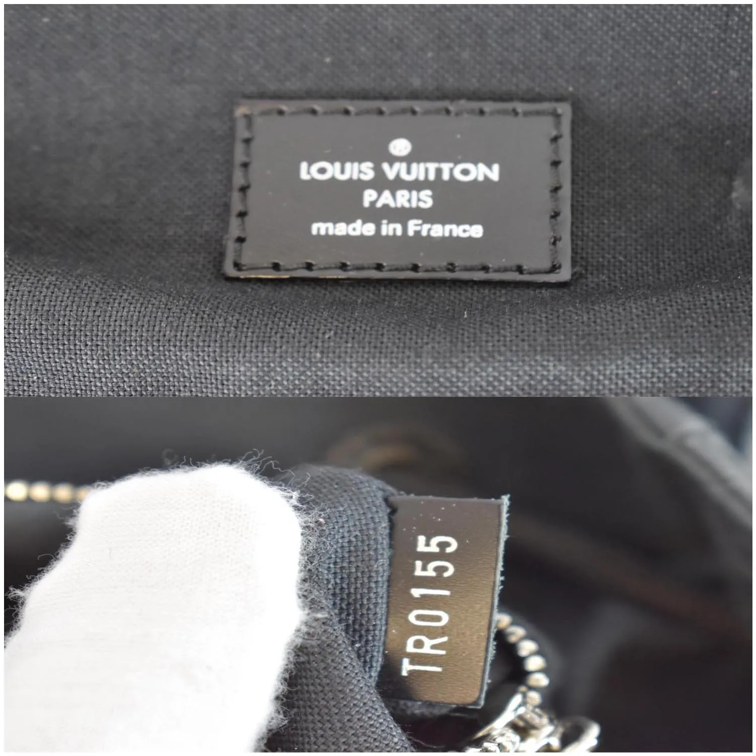 LOUIS VUITTON Christopher PM Damier Graphite Backpack Bag Black