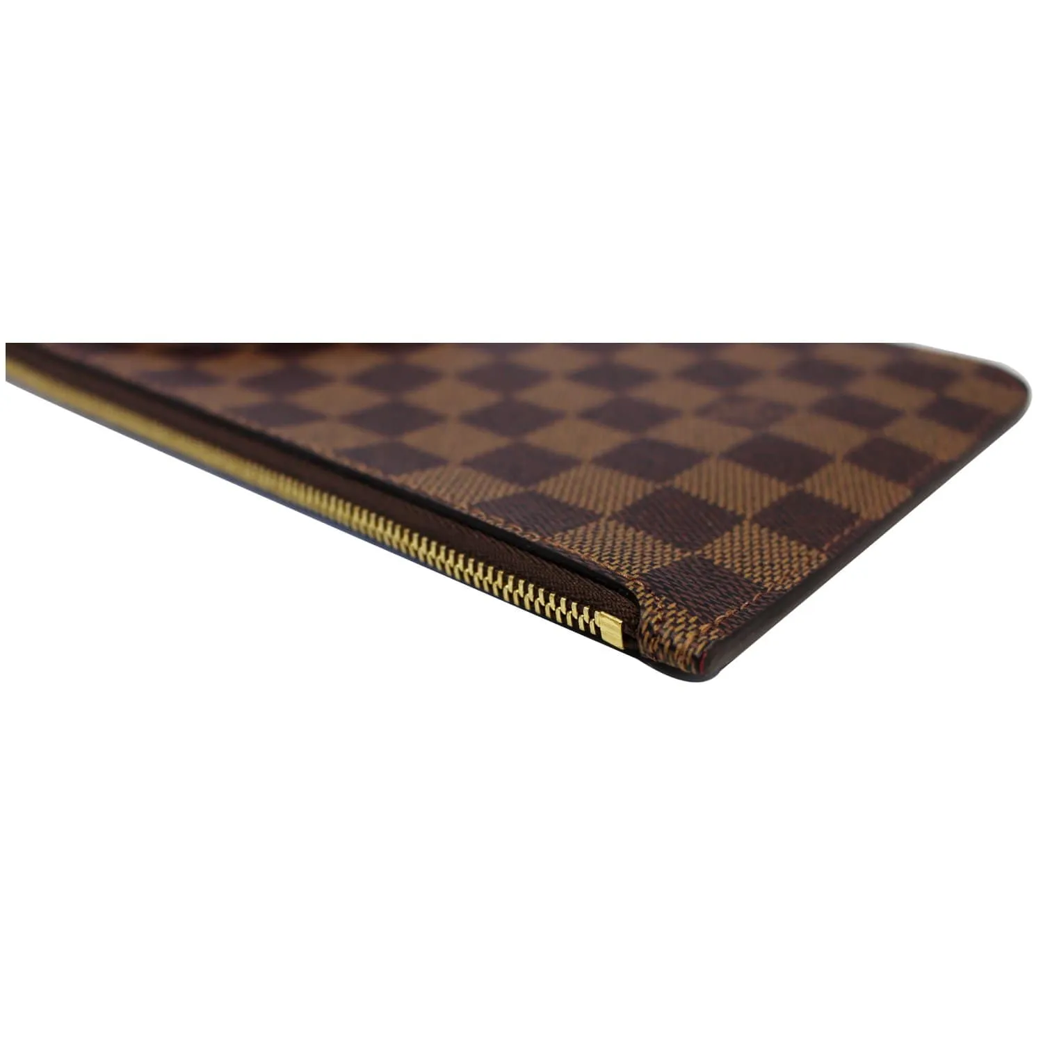 LOUIS VUITTON Damier Ebene Pochette Wristlet Pouch Neverfull GM