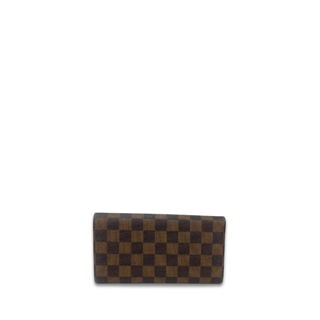 Louis Vuitton Damier Ebene Sarah Wallet