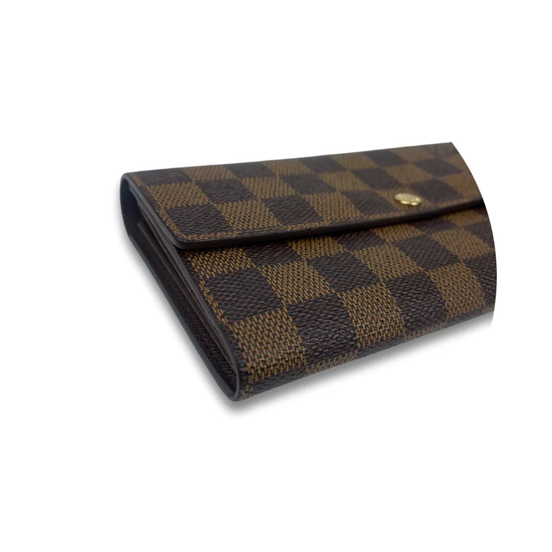Louis Vuitton Damier Ebene Sarah Wallet