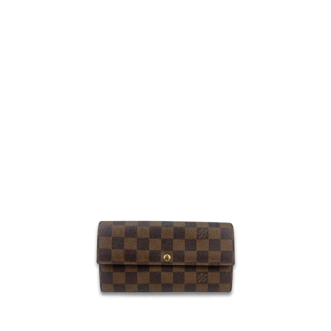 Louis Vuitton Damier Ebene Sarah Wallet