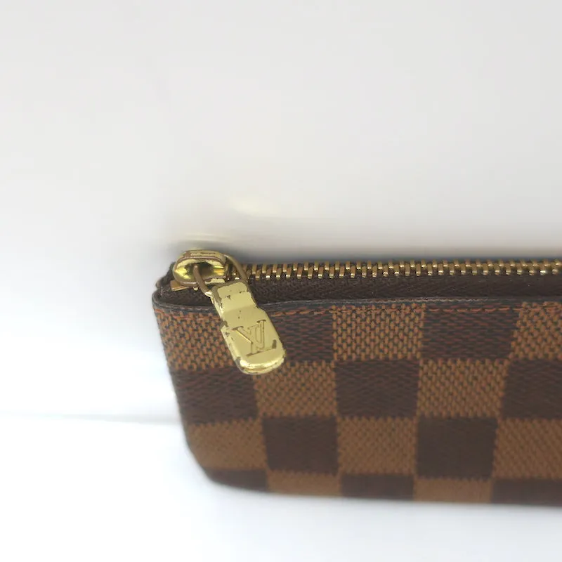 Louis Vuitton Damier Key Pouch Ebene Canvas