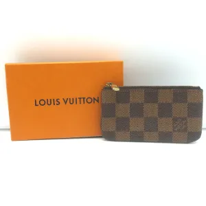 Louis Vuitton Damier Key Pouch Ebene Canvas