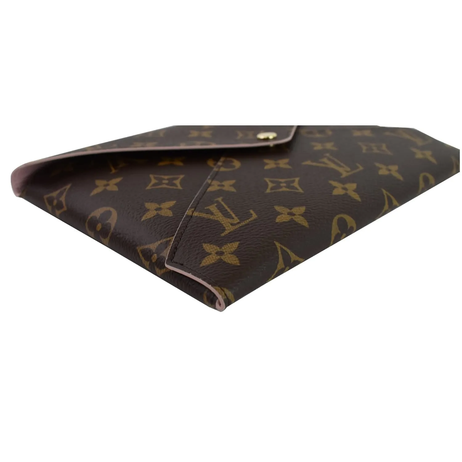 LOUIS VUITTON Kirigami Pochette Large Monogram Canvas Clutch Brown