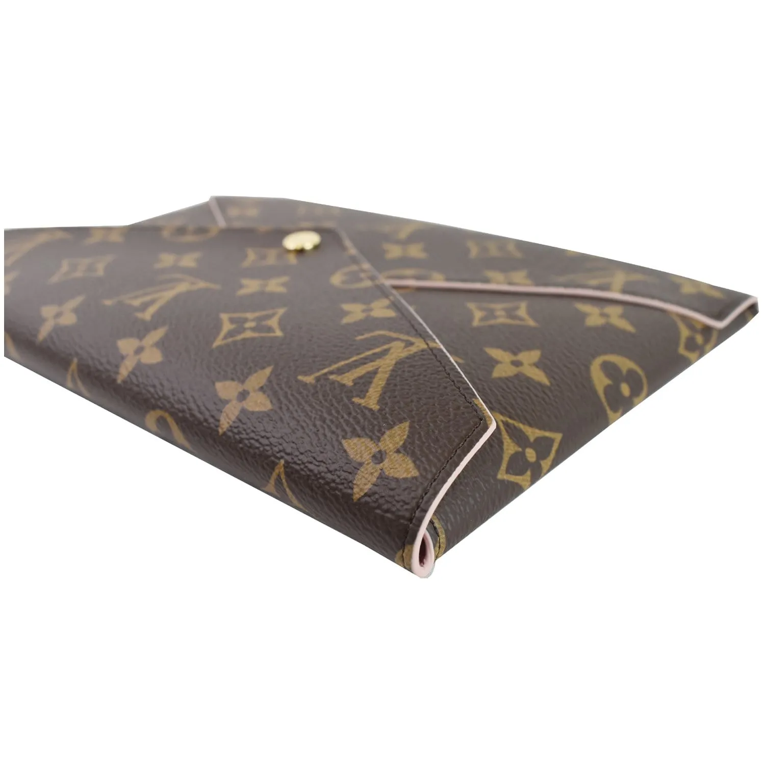 LOUIS VUITTON Kirigami Pochette Large Monogram Canvas Clutch Brown