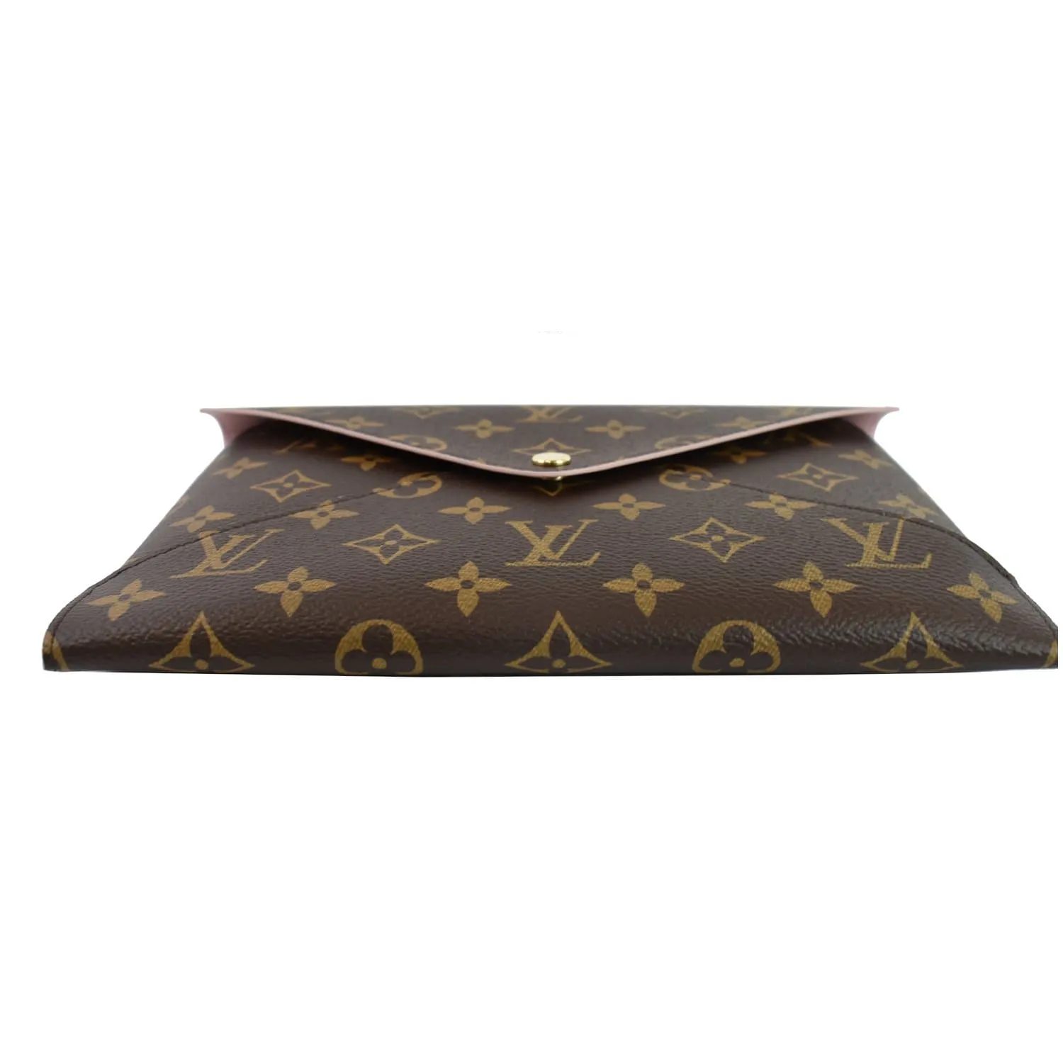 LOUIS VUITTON Kirigami Pochette Large Monogram Canvas Clutch Brown