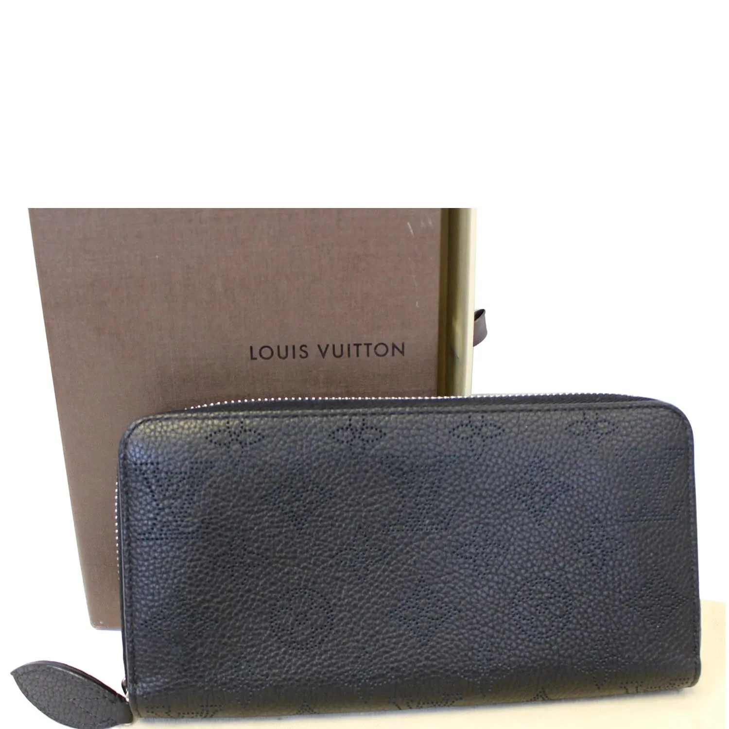 LOUIS VUITTON Mahina Zippy Wallet Noir Black