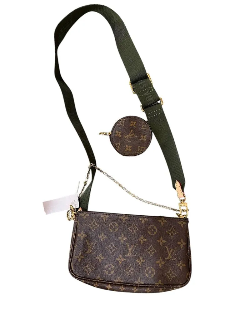 Louis Vuitton Monogram Multi Pochette Accessories forest green