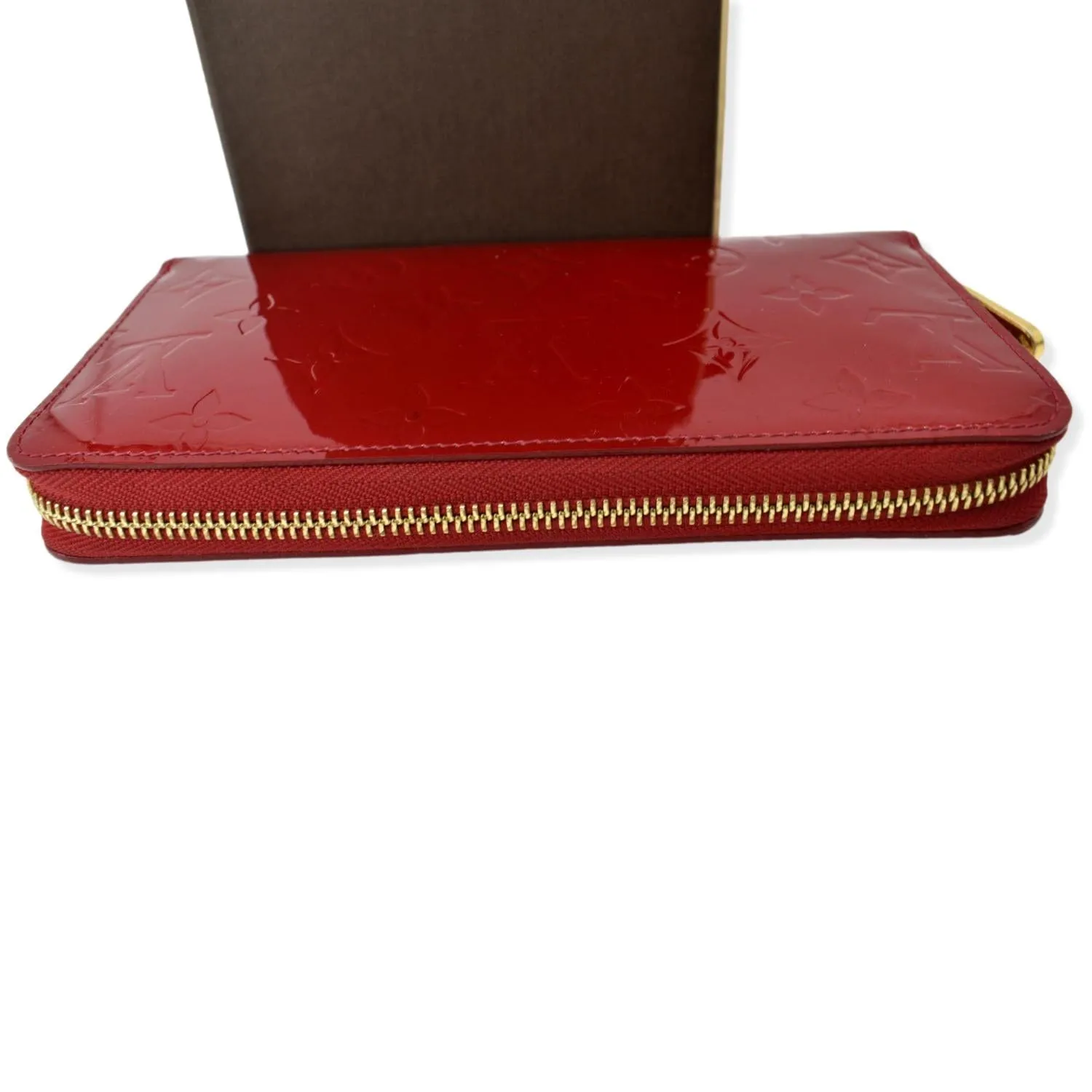 LOUIS VUITTON  Monogram Vernis Zippy Wallet Pink
