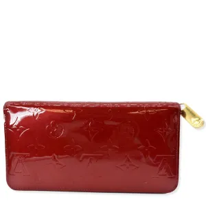 LOUIS VUITTON  Monogram Vernis Zippy Wallet Pink