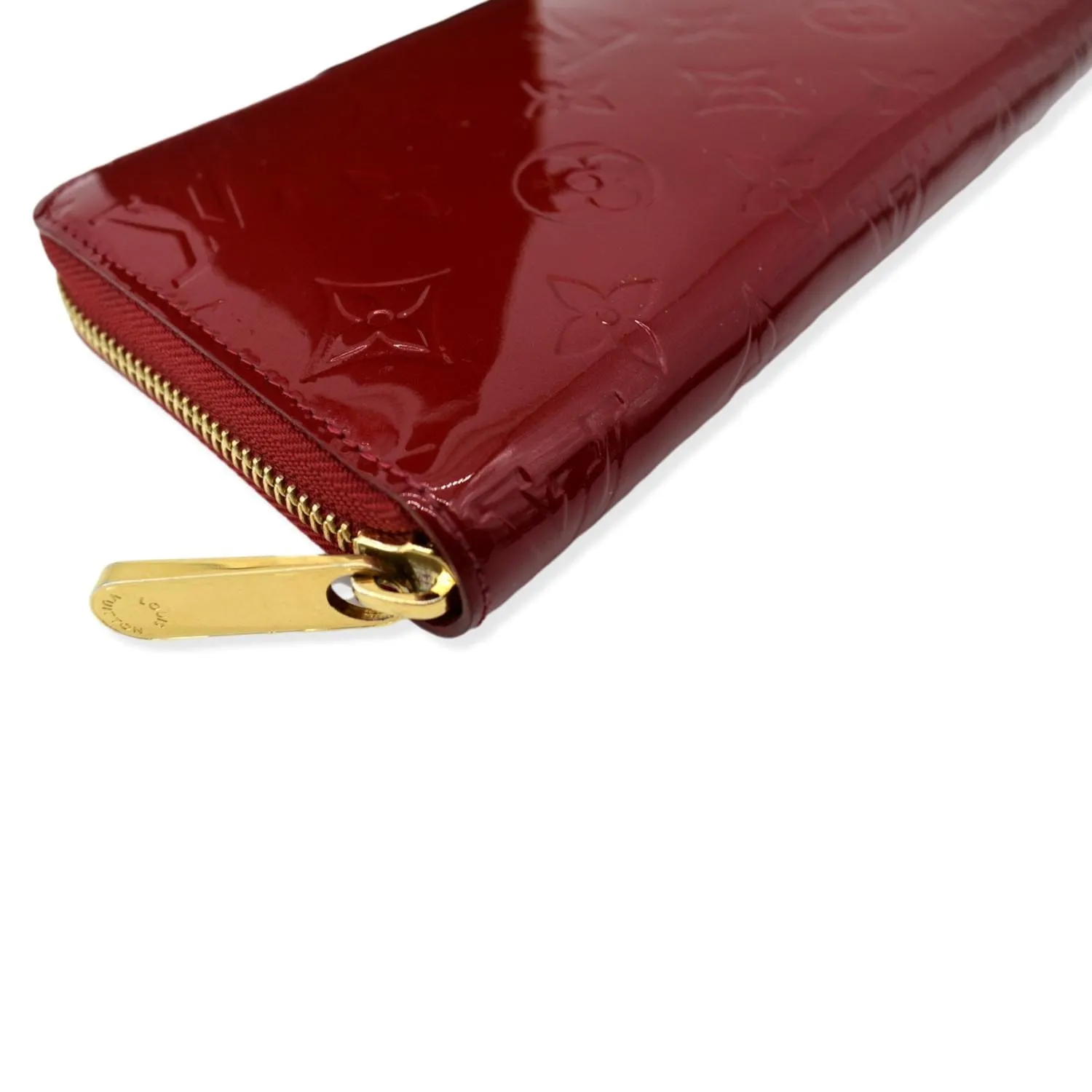 LOUIS VUITTON  Monogram Vernis Zippy Wallet Pink
