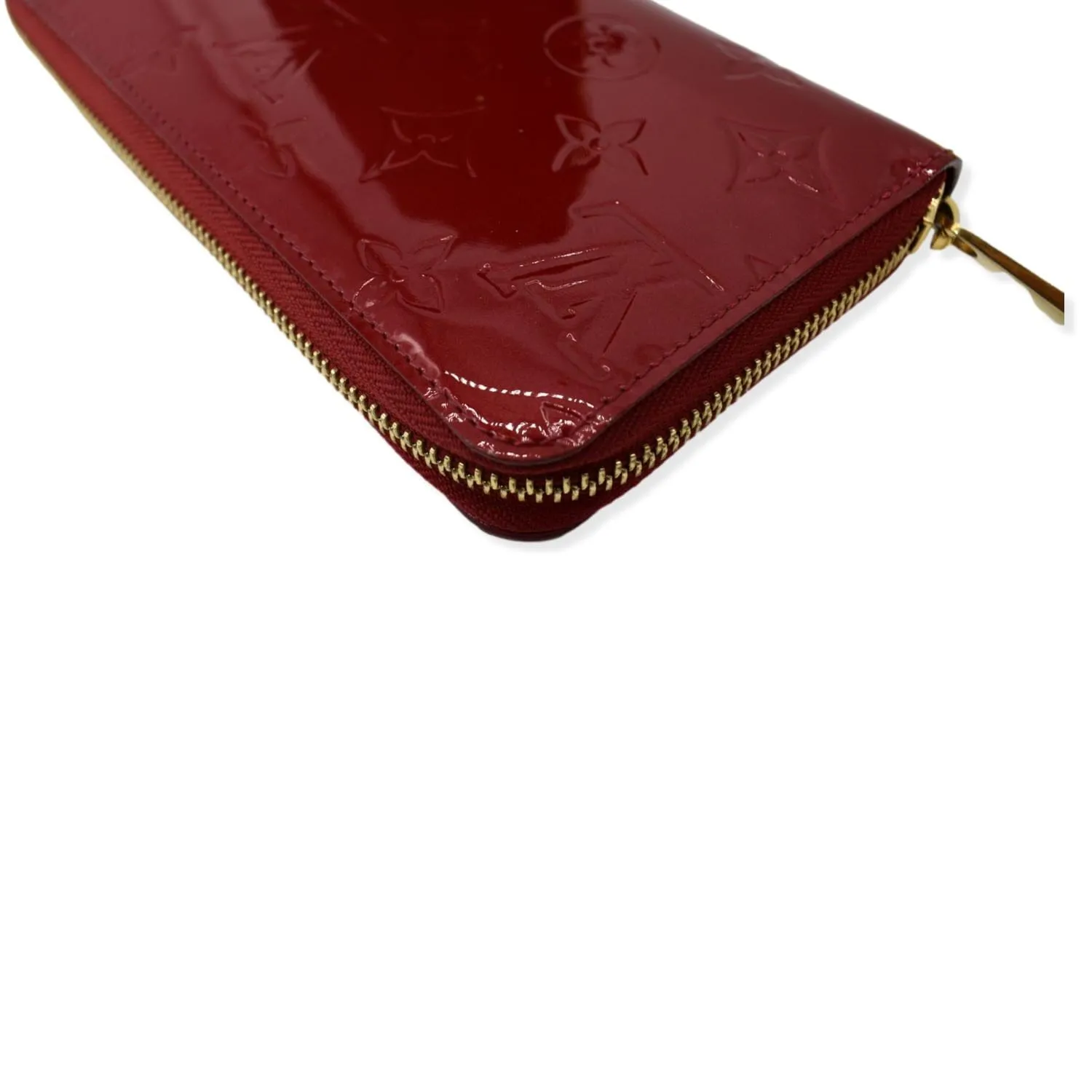 LOUIS VUITTON  Monogram Vernis Zippy Wallet Pink