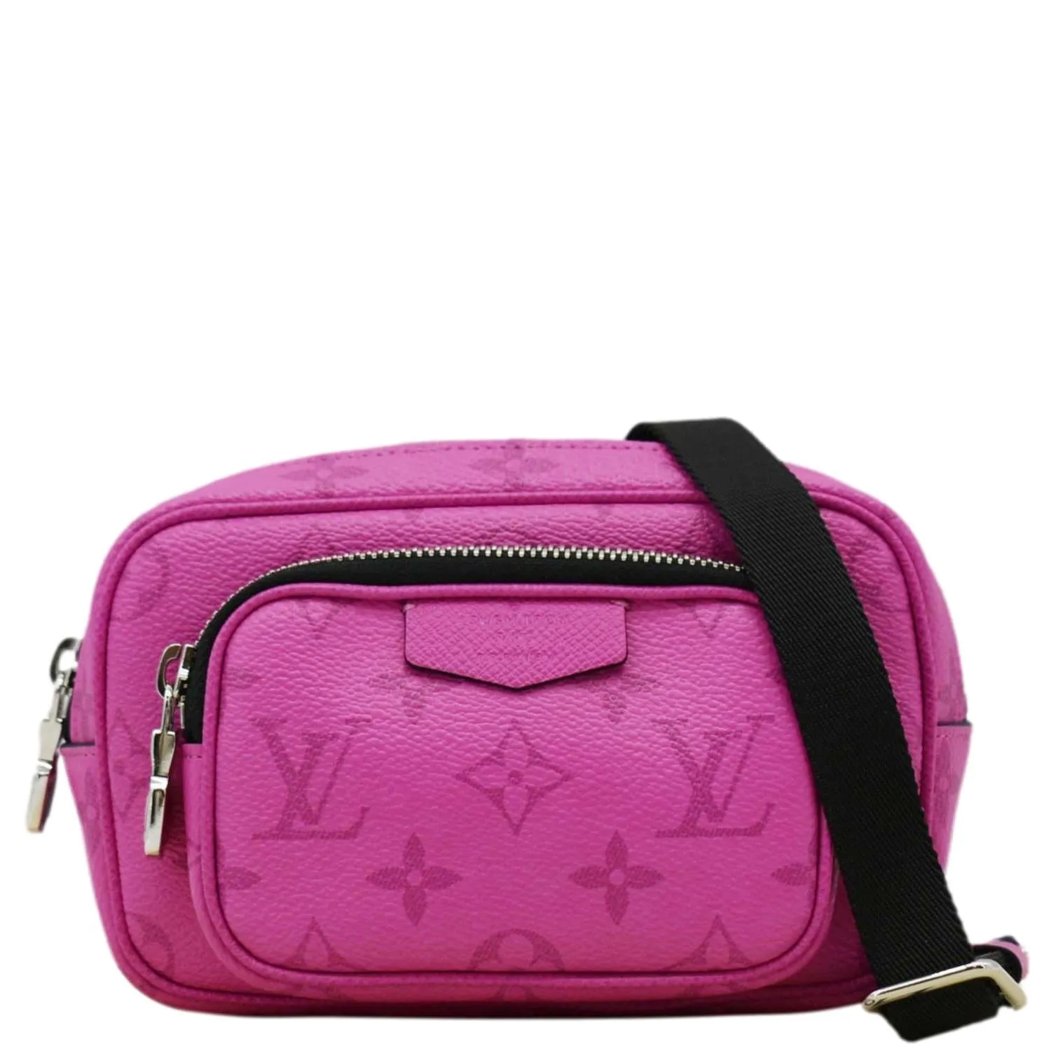 LOUIS VUITTON Outdoor Monogram Taigarama Pouch Pink