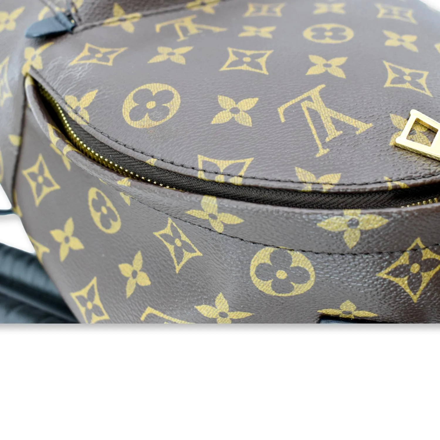 LOUIS VUITTON Palm Springs PM Monogram Canvas Backpack Brown