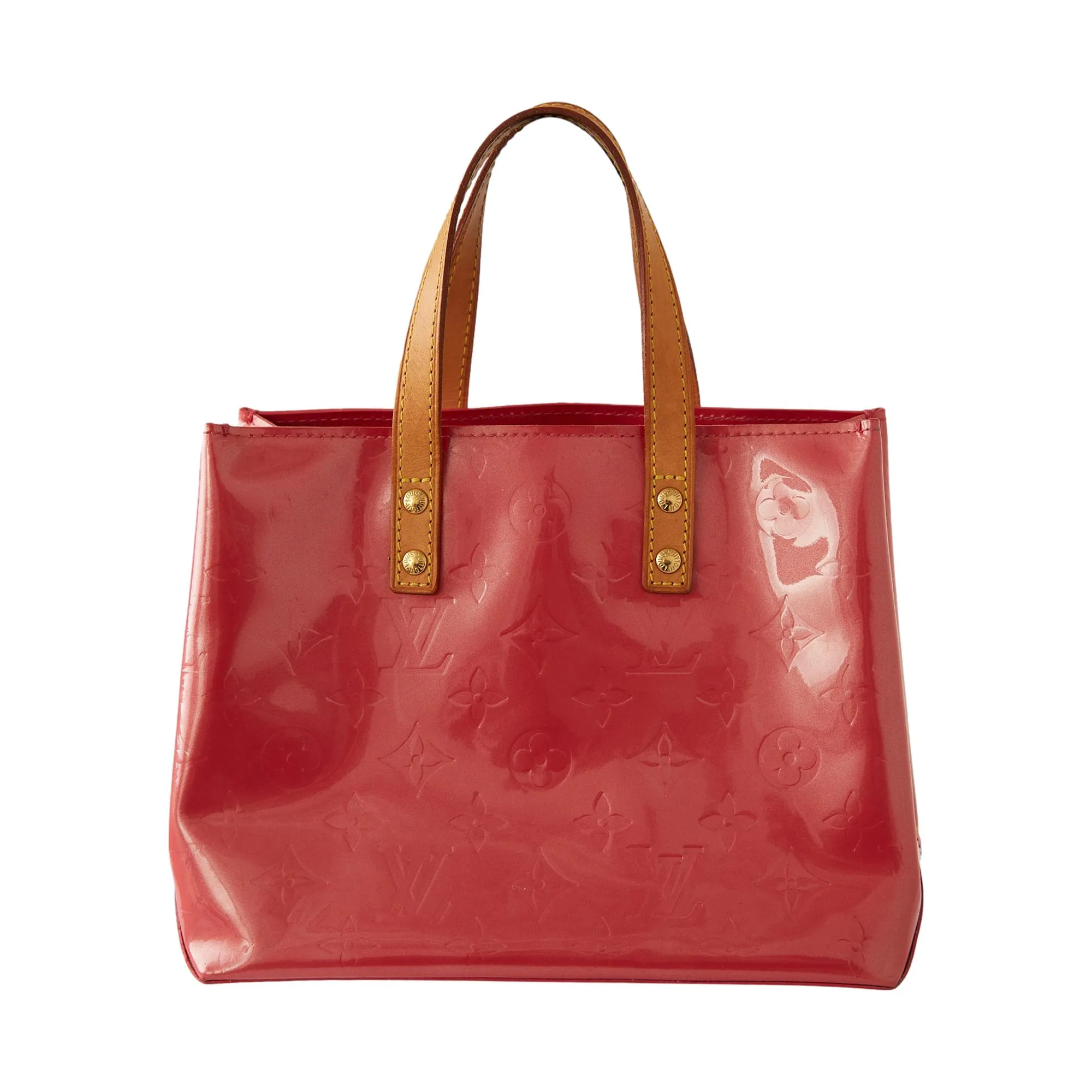 Louis Vuitton Pink Monogram Vernis Top Handle Bag