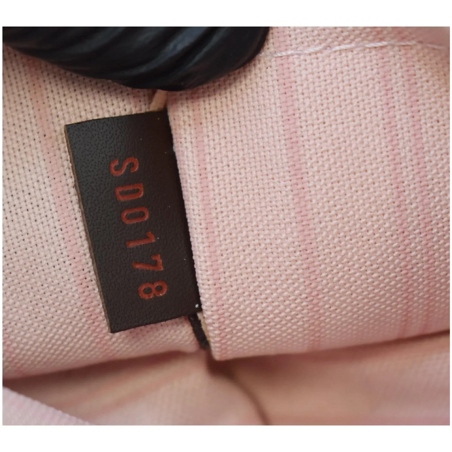 LOUIS VUITTON Pochette Wristlet Pouch Damier Ebene Neverfull MM Brown