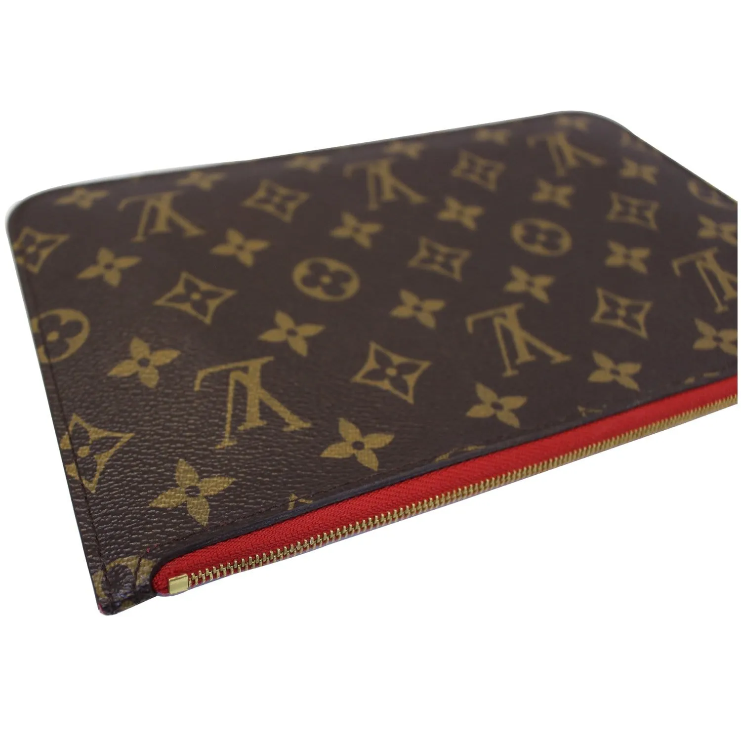 LOUIS VUITTON Pochette Wristlet Pouch Monogram Canvas Neverfull