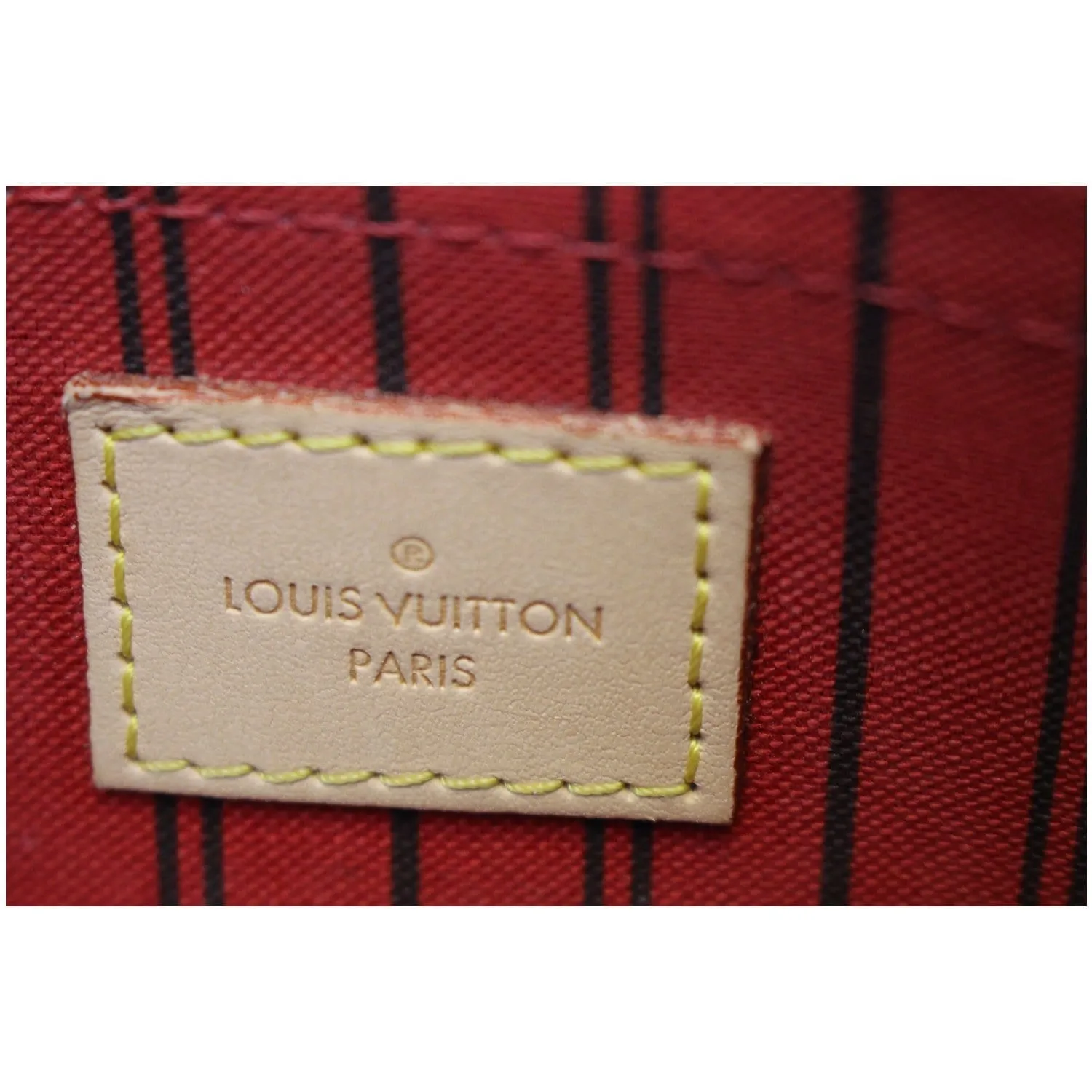LOUIS VUITTON Pochette Wristlet Pouch Monogram Canvas Neverfull