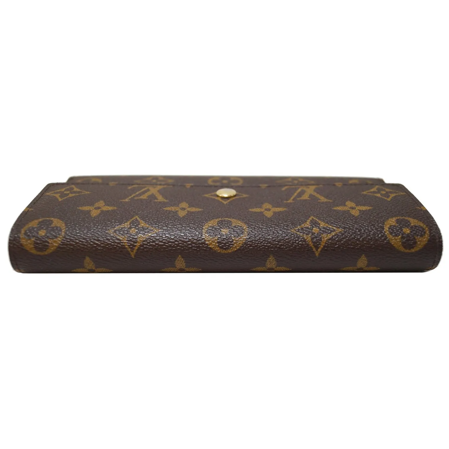 LOUIS VUITTON Porte Tresor International Monogram Canvas Wallet Brown