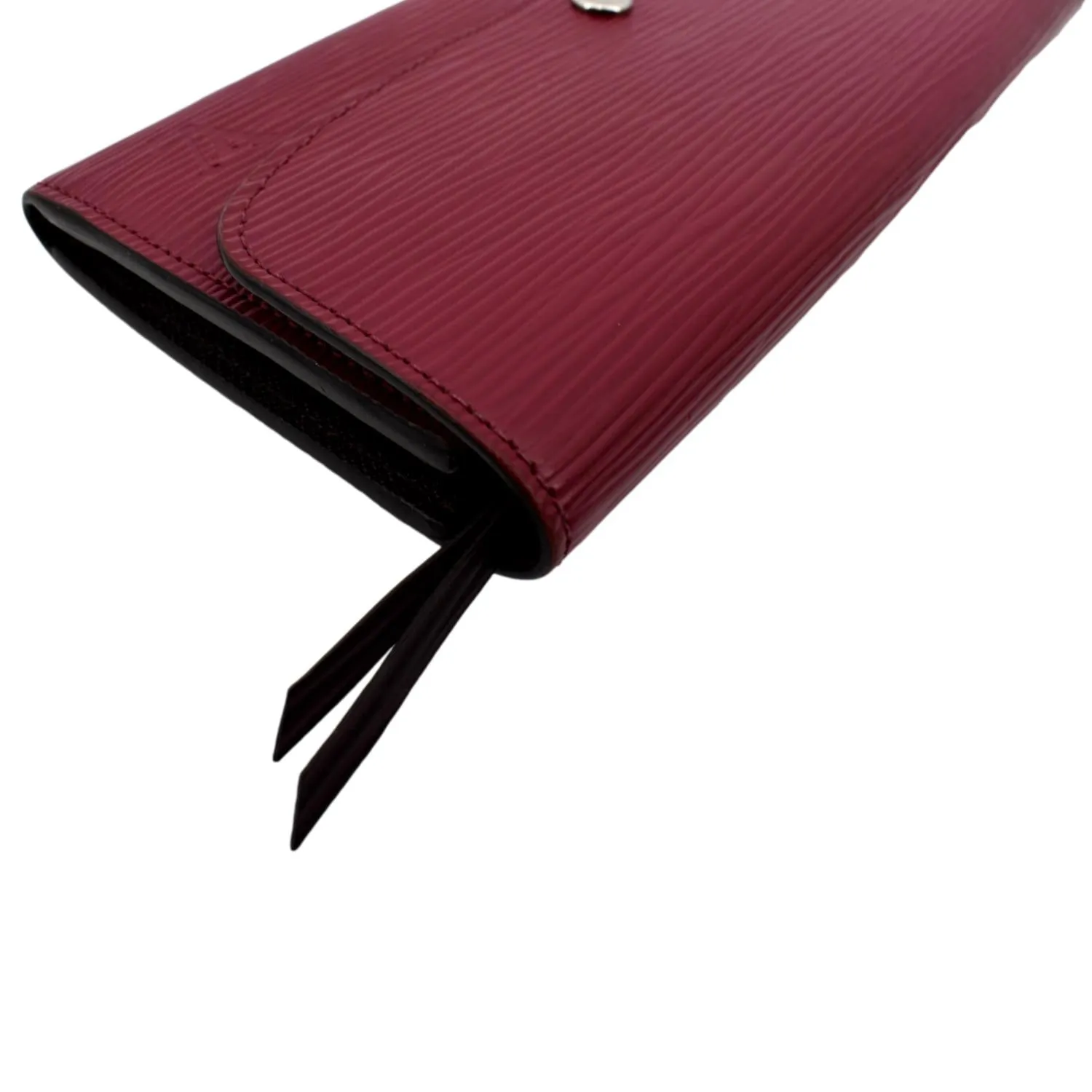 LOUIS VUITTON Portefeuille Emilie Epi Leather Wallet Fuchsia