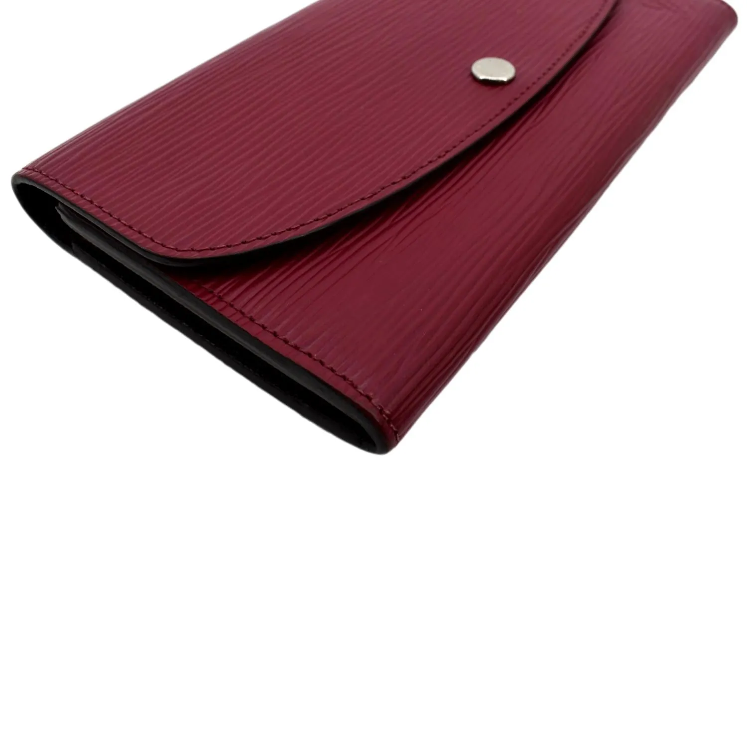 LOUIS VUITTON Portefeuille Emilie Epi Leather Wallet Fuchsia
