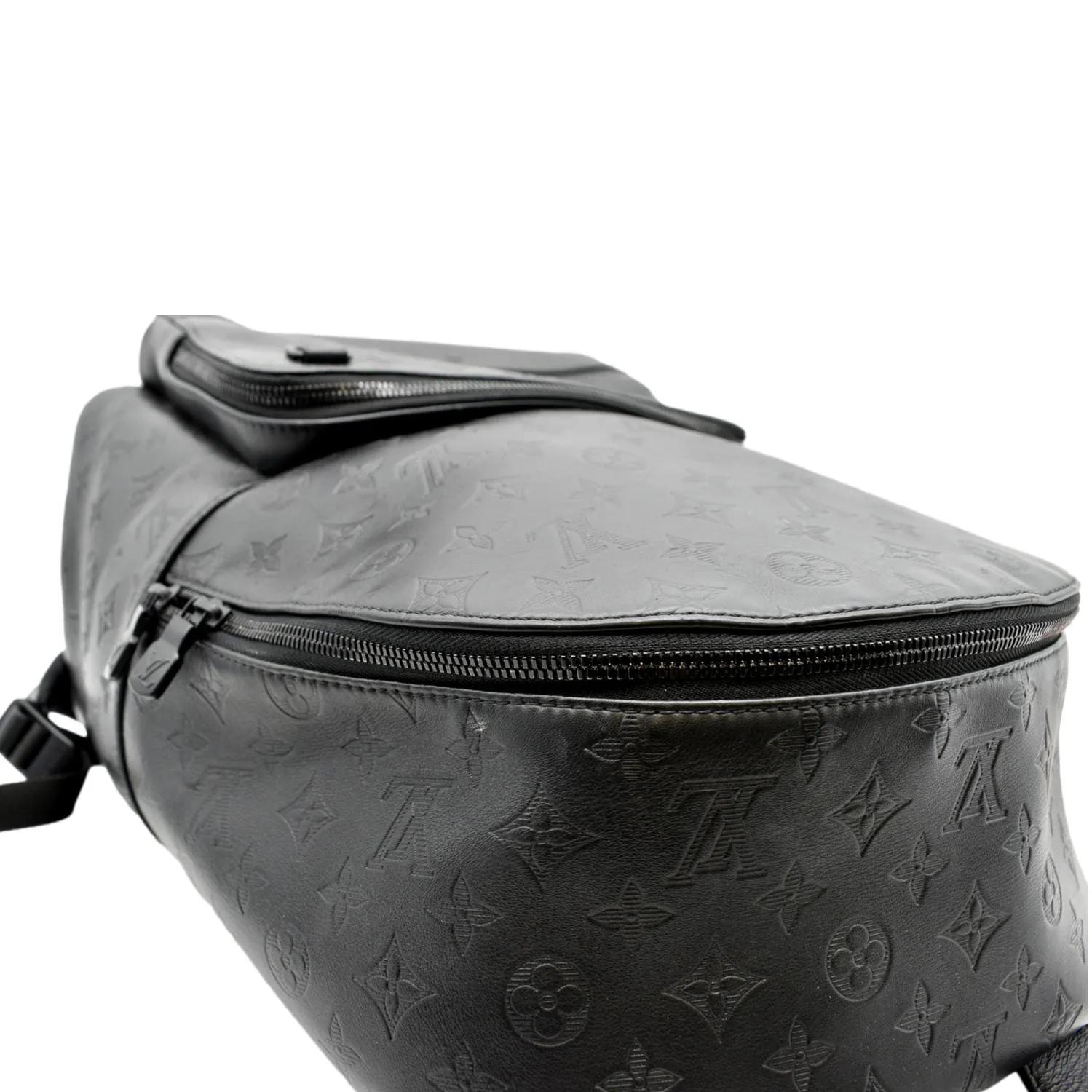 LOUIS VUITTON Racer Monogram Leather Backpack Black