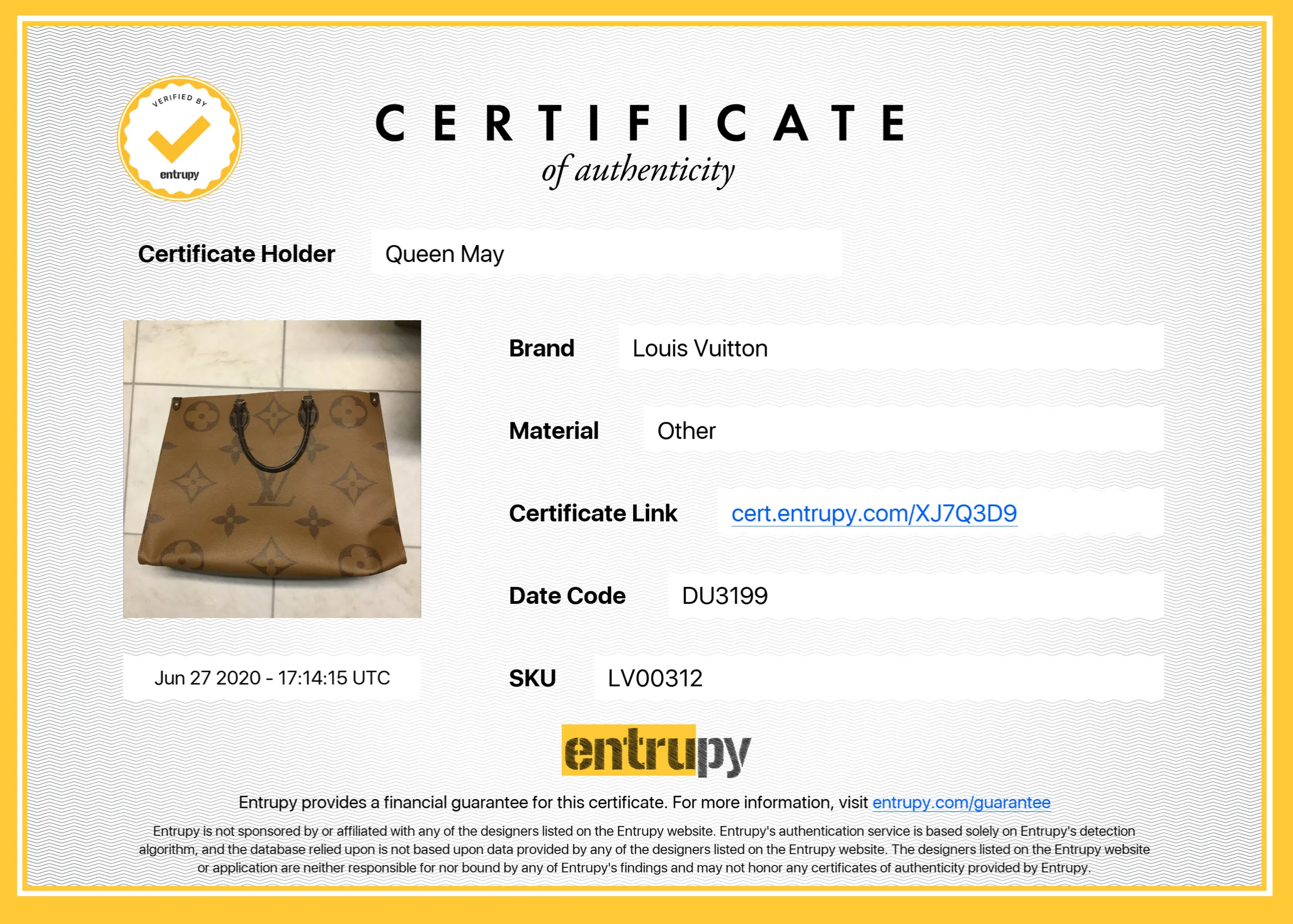 Louis Vuitton Rare Monogram  Giant OnTheGo GM Tote