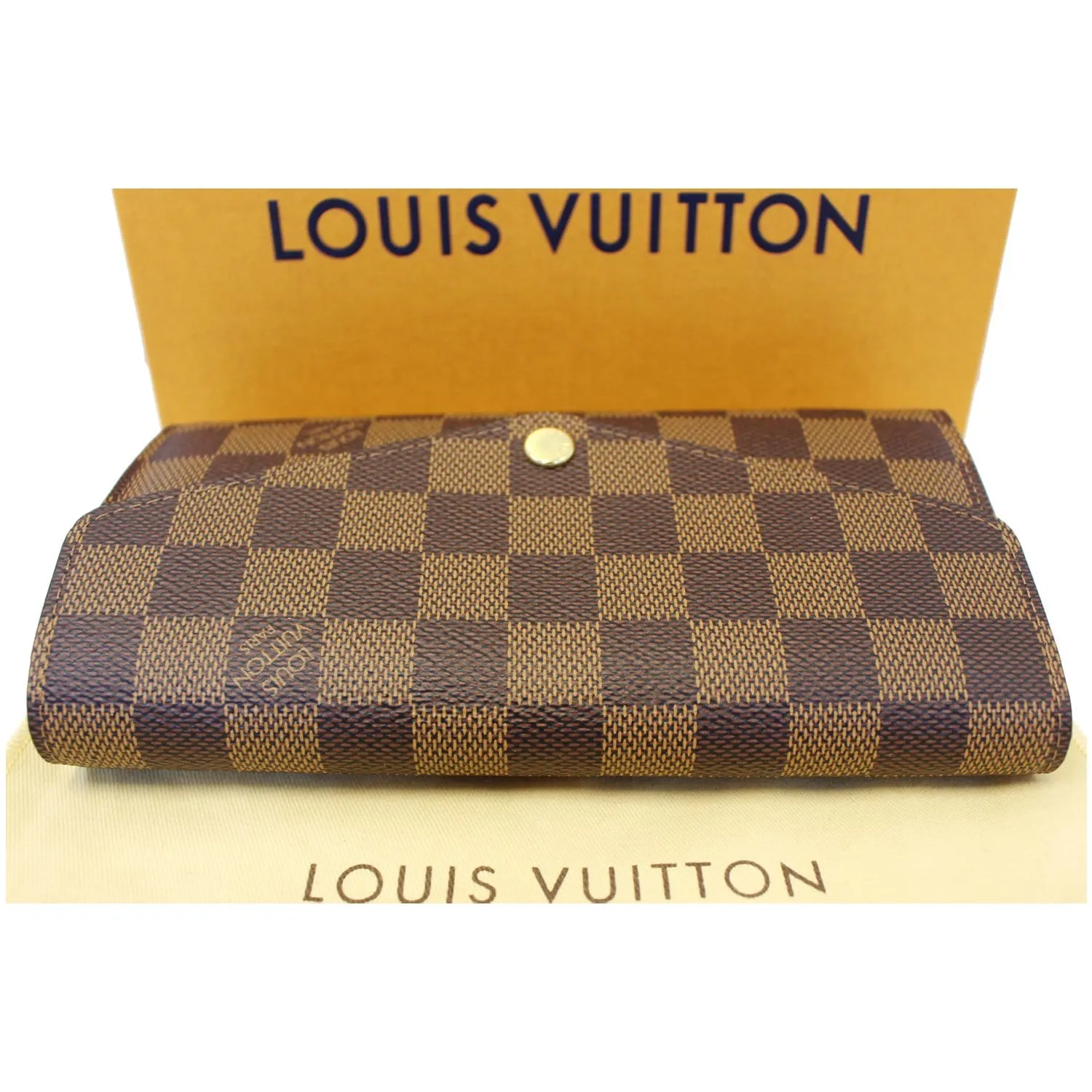 LOUIS VUITTON Sarah NM Damier Ebene Wallet