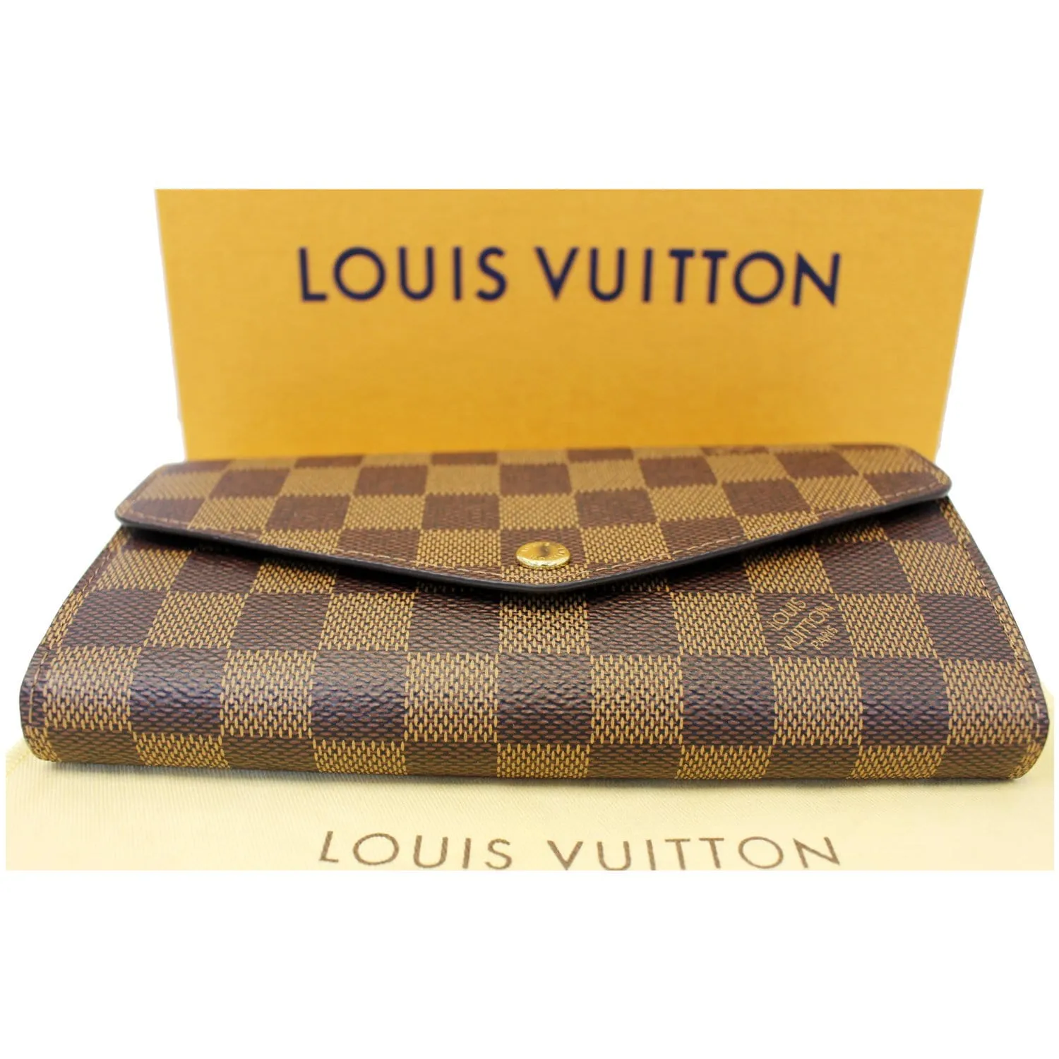 LOUIS VUITTON Sarah NM Damier Ebene Wallet