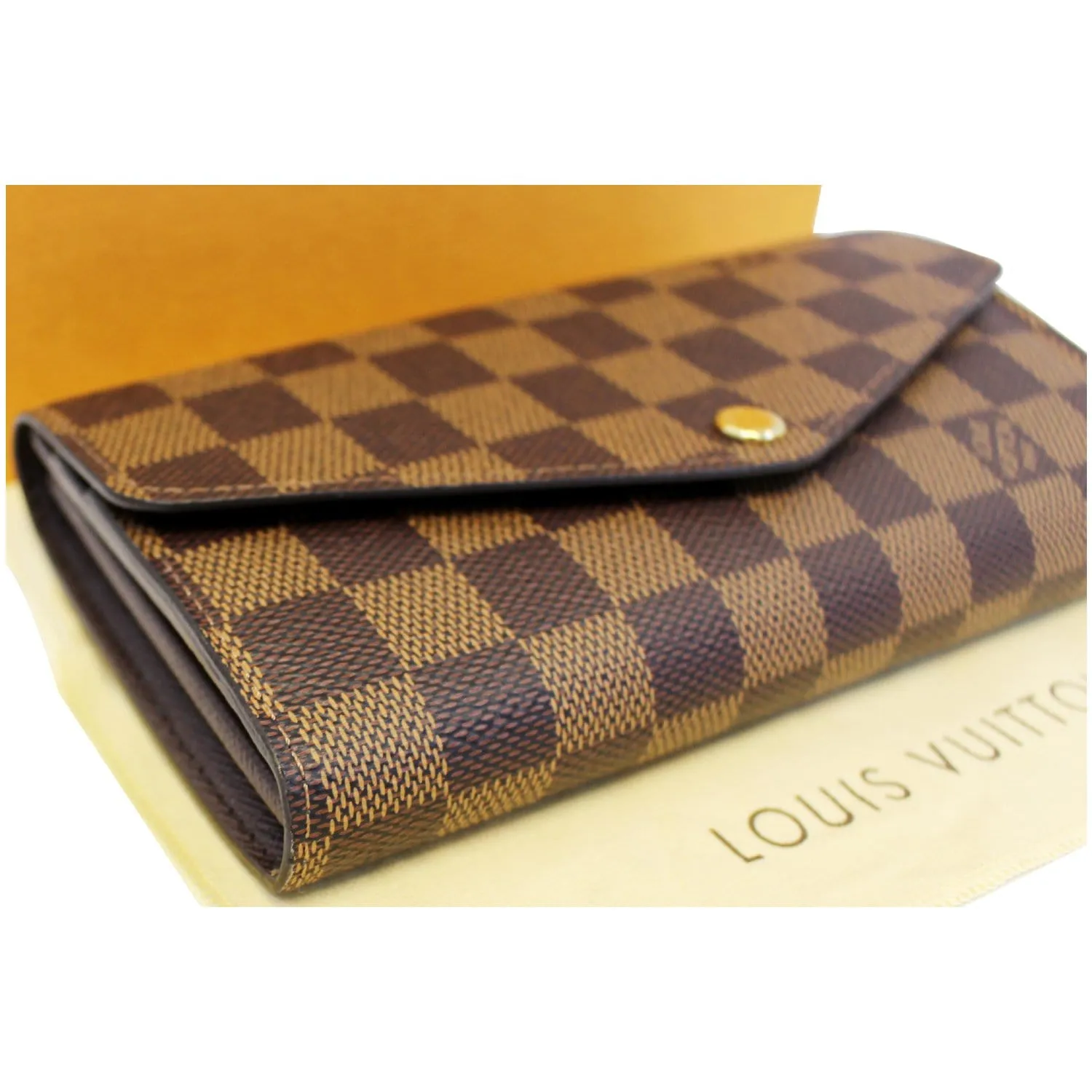LOUIS VUITTON Sarah NM Damier Ebene Wallet
