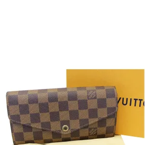 LOUIS VUITTON Sarah NM Damier Ebene Wallet
