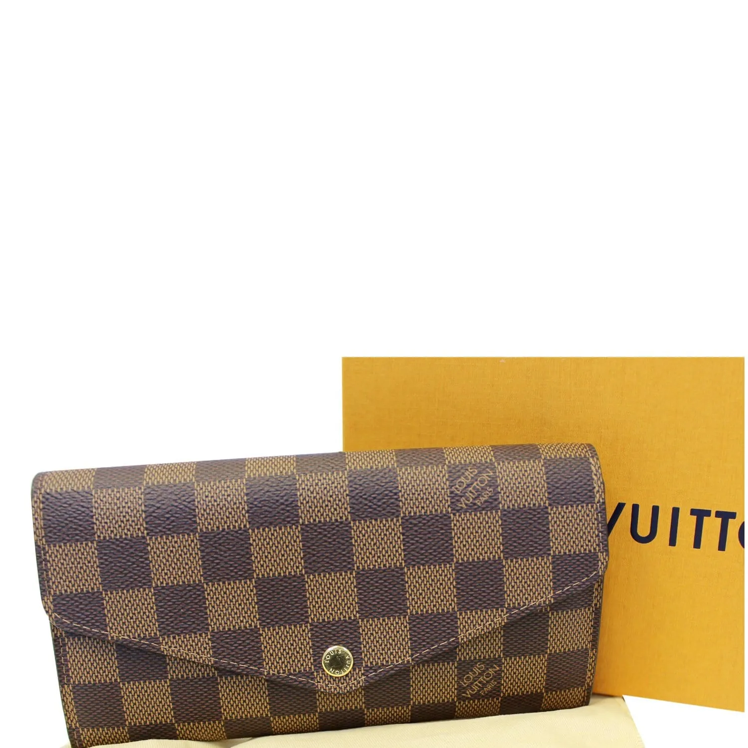 LOUIS VUITTON Sarah NM Damier Ebene Wallet