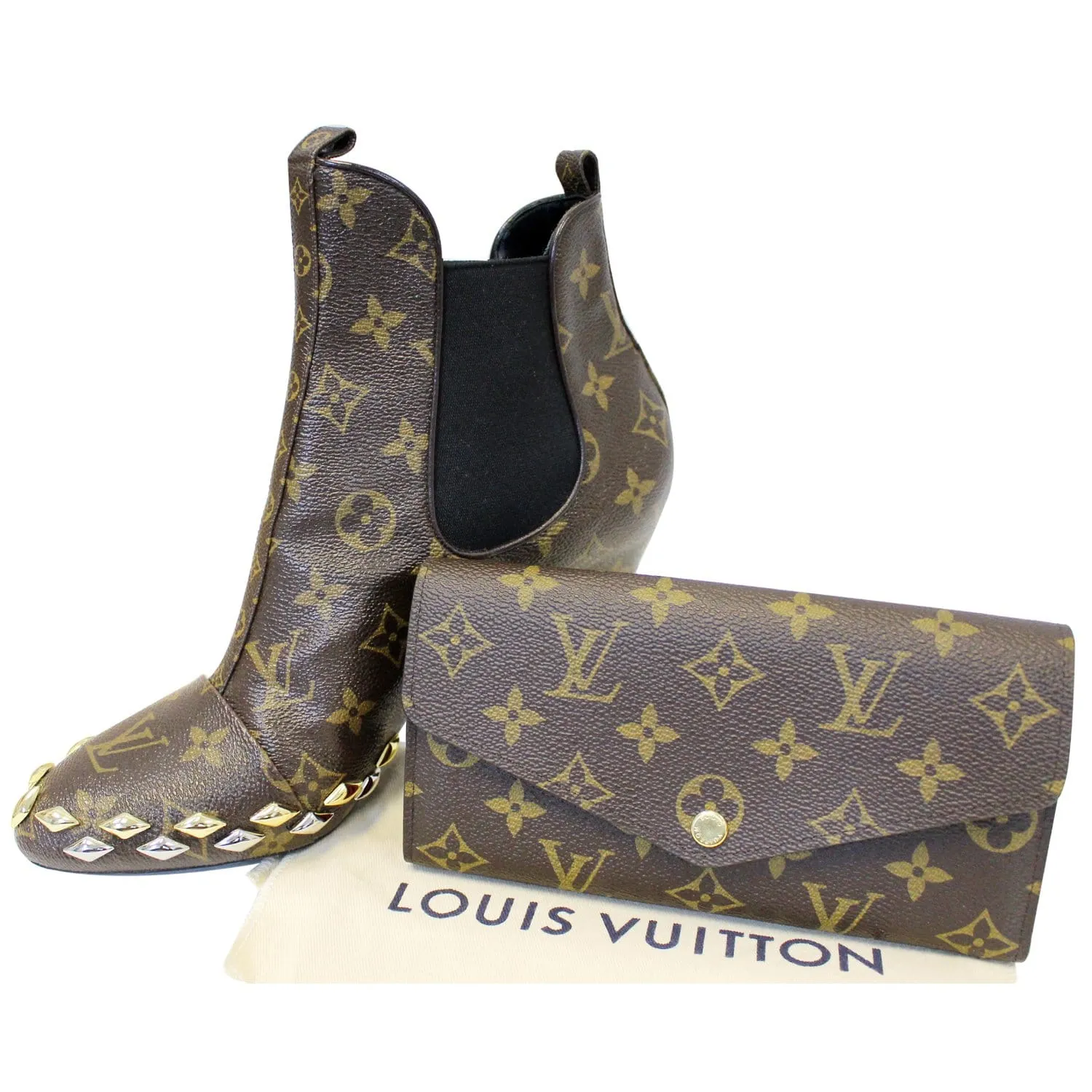 LOUIS VUITTON Sarah NM Monogram Canvas Wallet