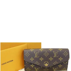 LOUIS VUITTON Sarah NM Monogram Canvas Wallet
