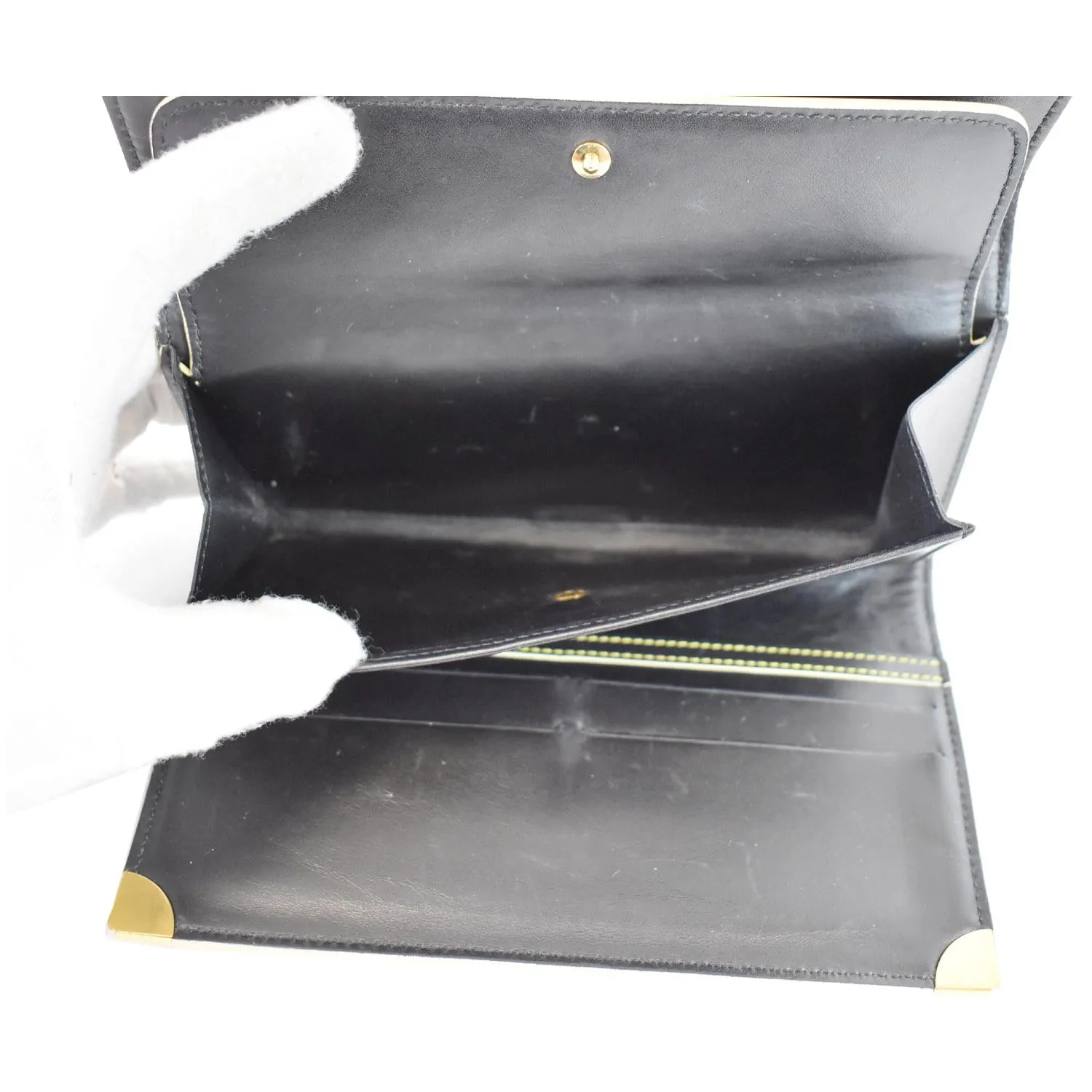 LOUIS VUITTON Suhali Porte-Tresor International Wallet Black - Last Call