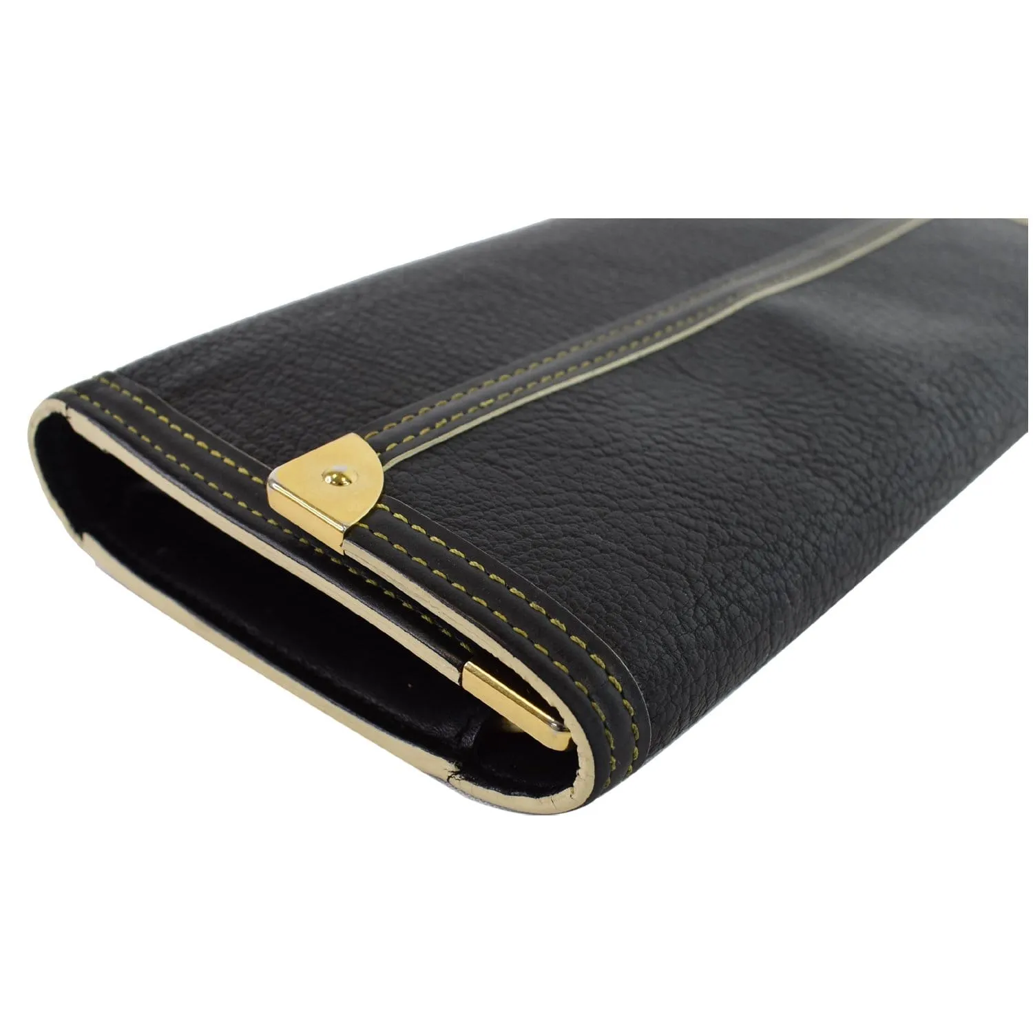 LOUIS VUITTON Suhali Porte-Tresor International Wallet Black - Last Call