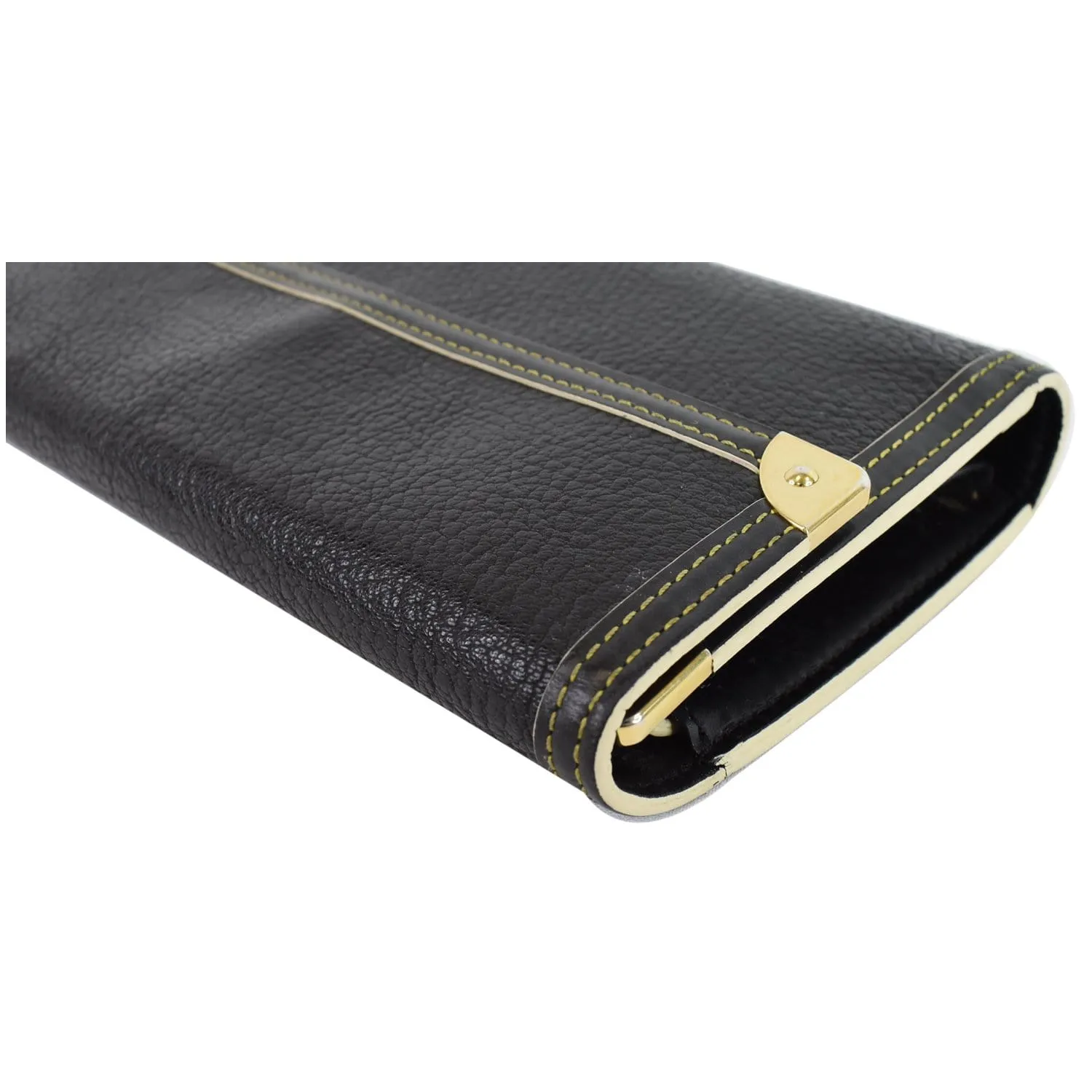 LOUIS VUITTON Suhali Porte-Tresor International Wallet Black - Last Call